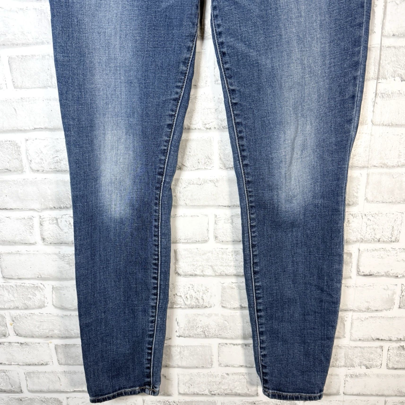 Lucky Brand Lucky Brand Jeans Mid Rise Ava Blue Cotton Casual Womens 6x28 Size 6 Straight Denim Jeans Womens Girl? Size 28" / US 6 / IT 42 - 3 Thumbnail