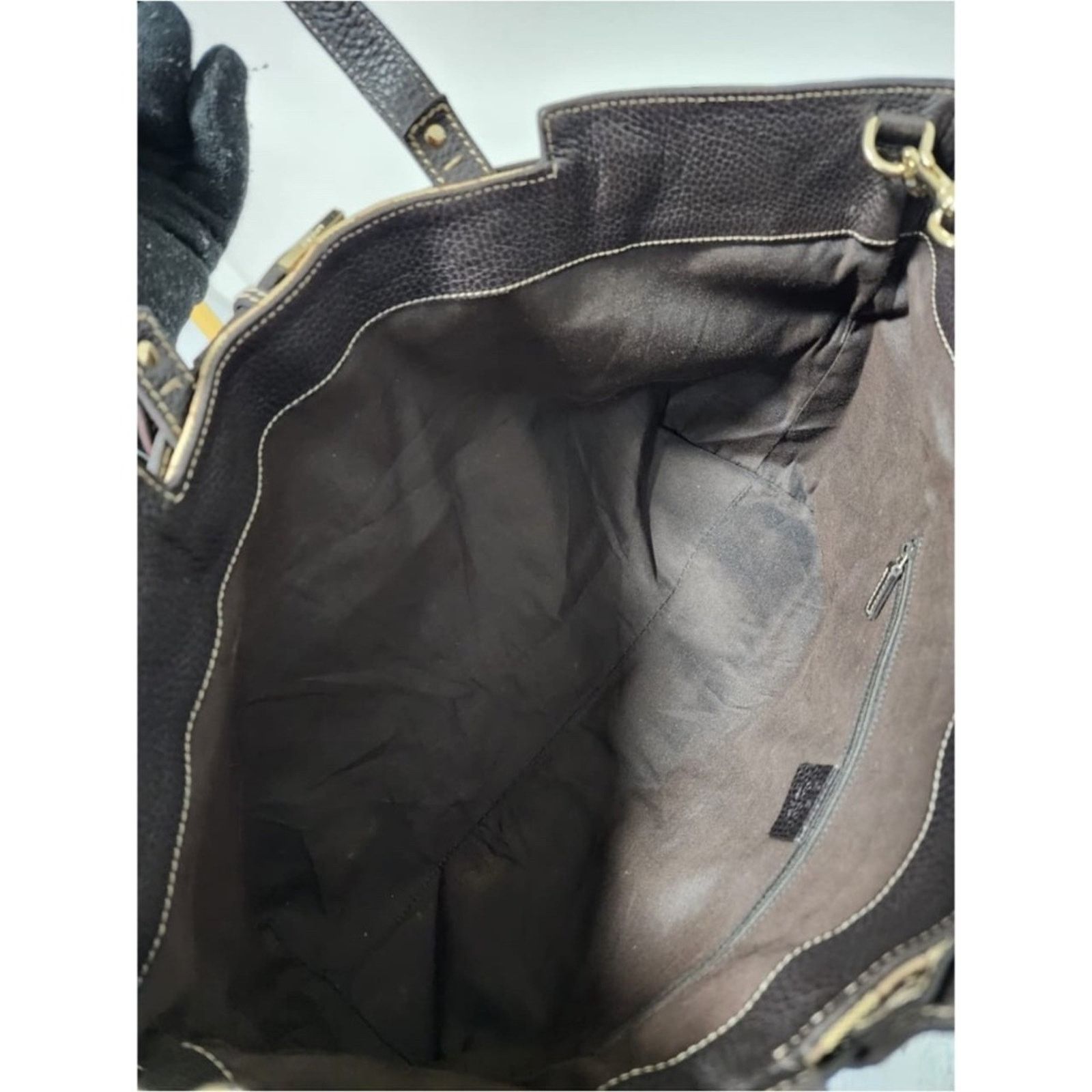 Gucci Authentic Gucci GG Canvas/Leather Belt Tote Bag Brown/Beige Size ONE SIZE - 7 Thumbnail