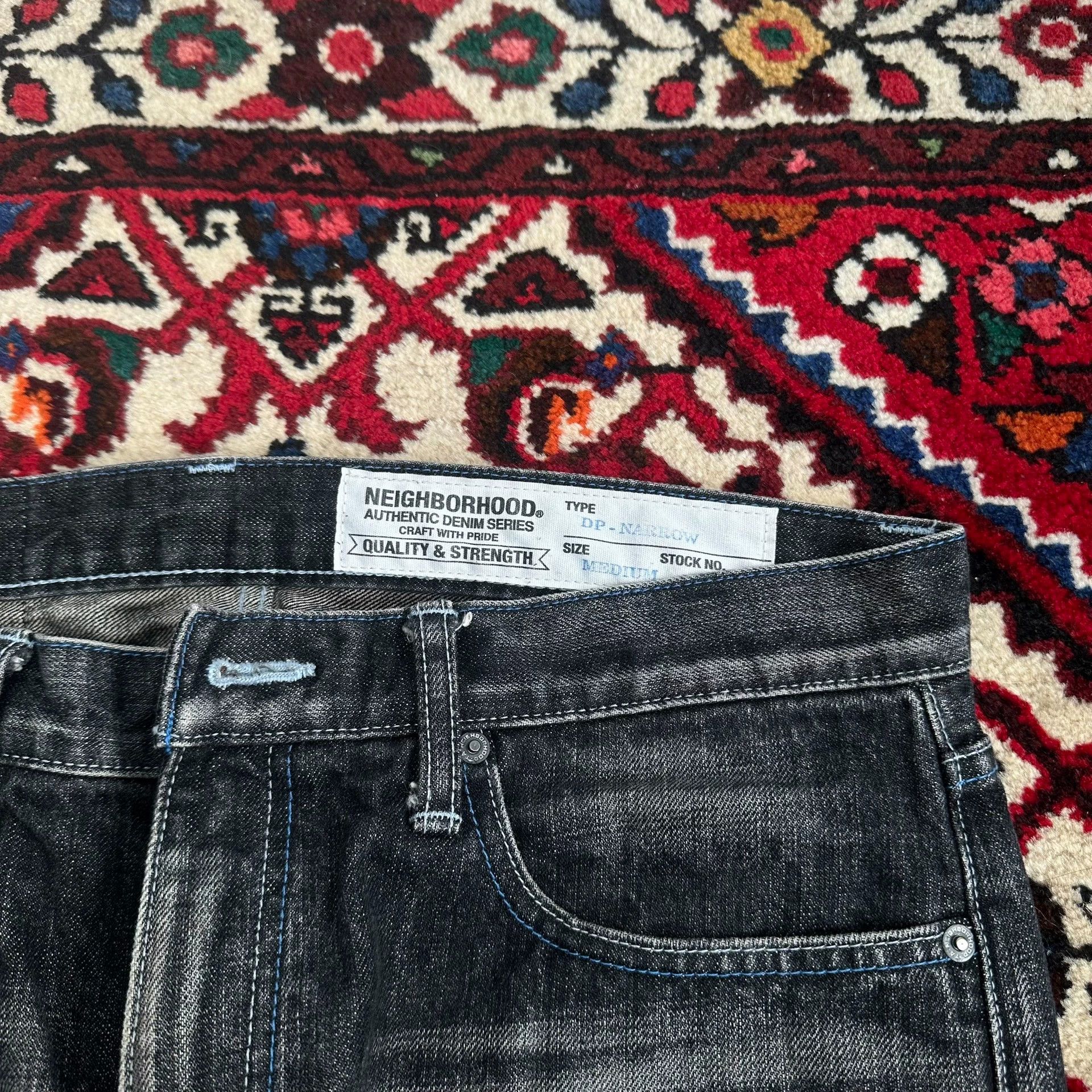 Neighborhood NEIGHBORHOOD 18SS METAL Jeans dp narrow M black Size US 33 - 6 Thumbnail