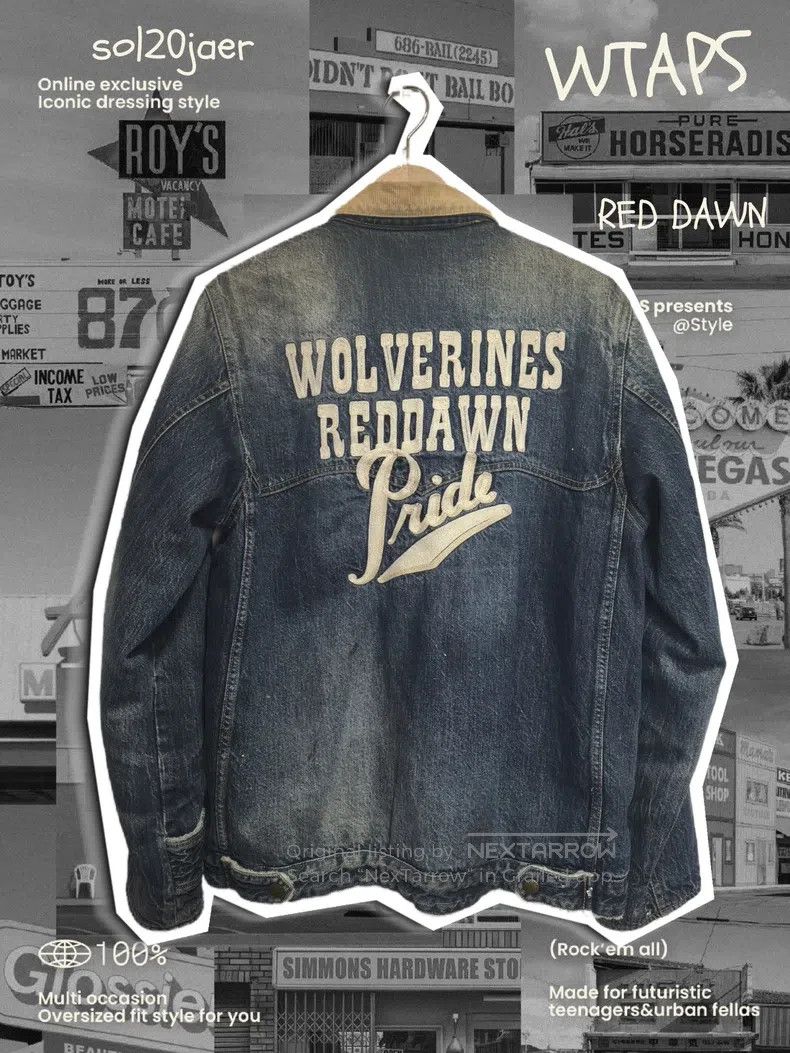 Wtaps Wtaps A denim jacket with a cashmere lining Size US M / EU 48-50 / 2 - 2 Thumbnail