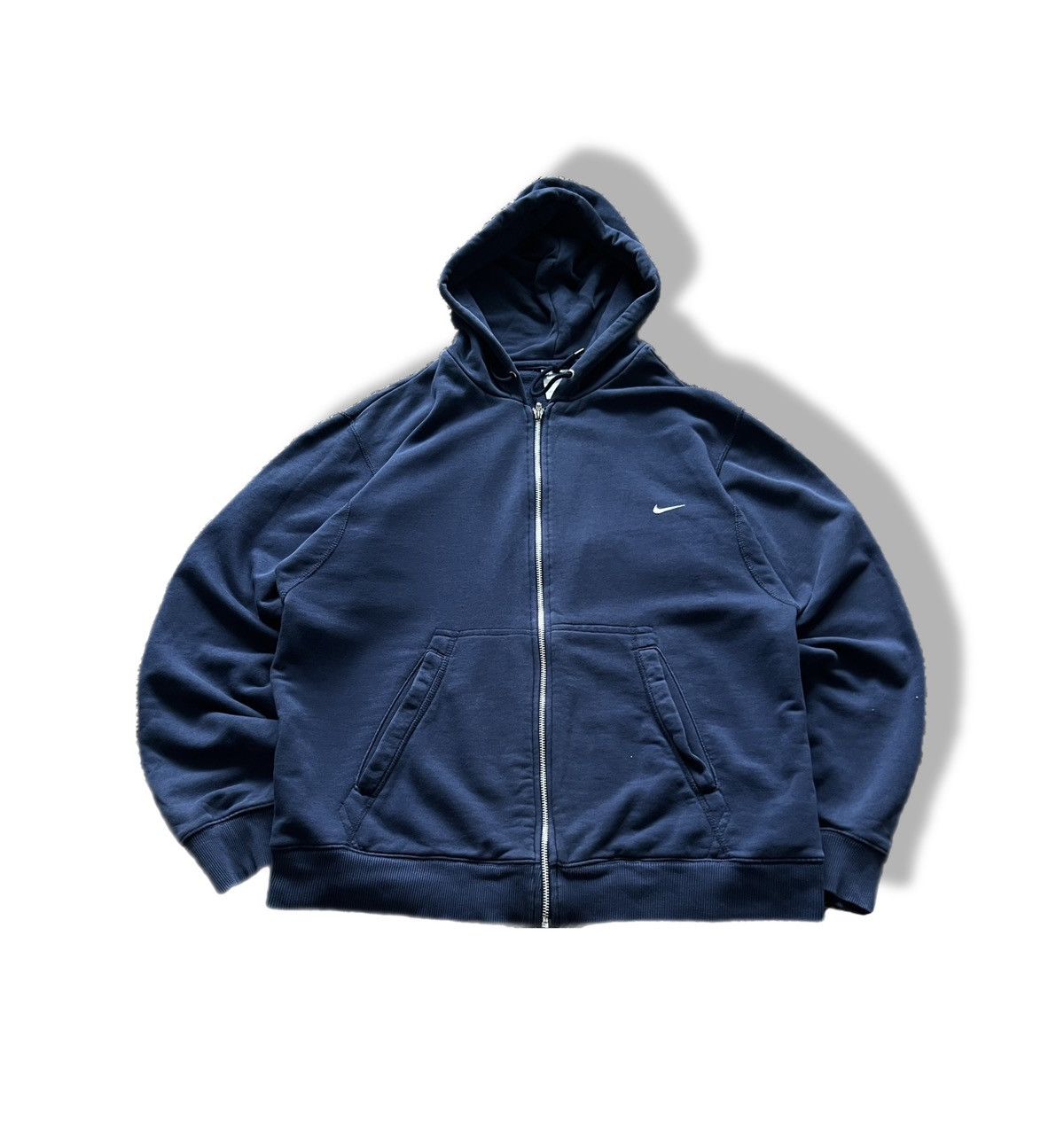 Nike Vintage Nike Zip Hoodie Y2K Basic Fit 90s USA Style Size US L / EU 52-54 / 3 - 1 Thumbnail