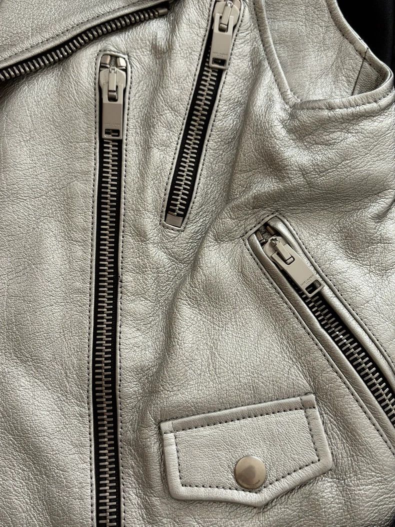 Saint Laurent Paris Saint Laurent Paris Leather jacket Size XS / US 0-2 / IT 36-38 - 8 Thumbnail