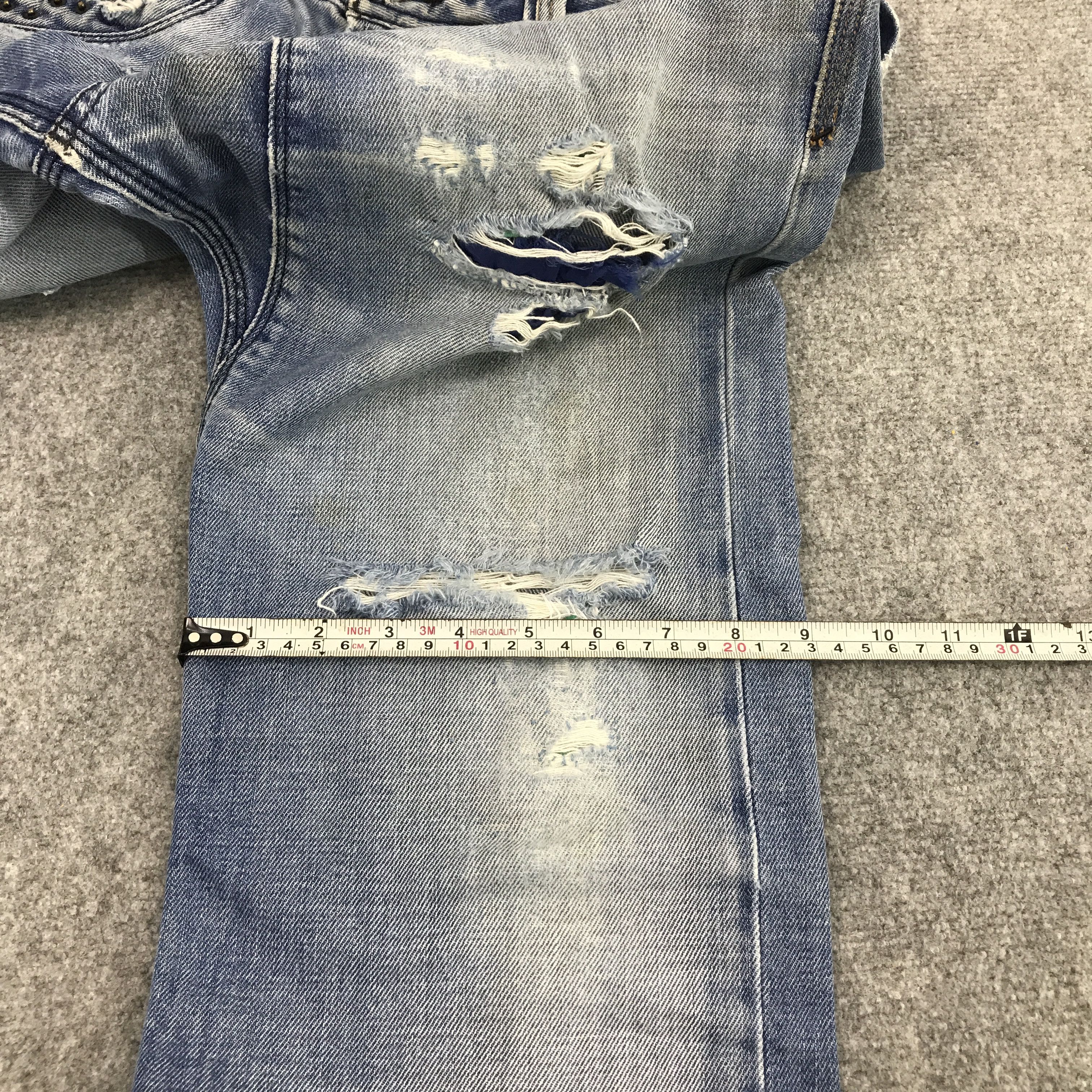 Diesel Diesel distressed Style Japan jean pants Size US 32 / EU 48 - 7 Thumbnail