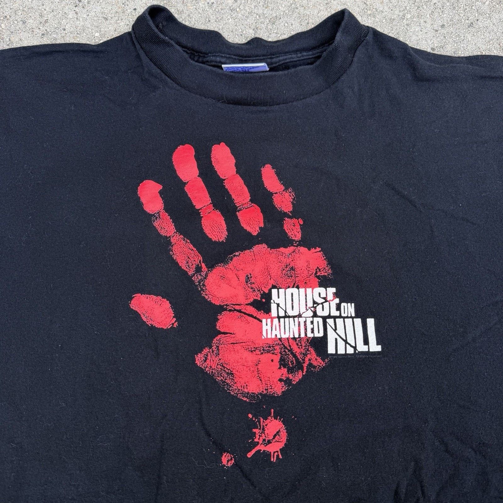 Vintage Vintage 1999 House of the Haunted Hill Movie Promo Tee Size US XL / EU 56 / 4 - 1 Thumbnail