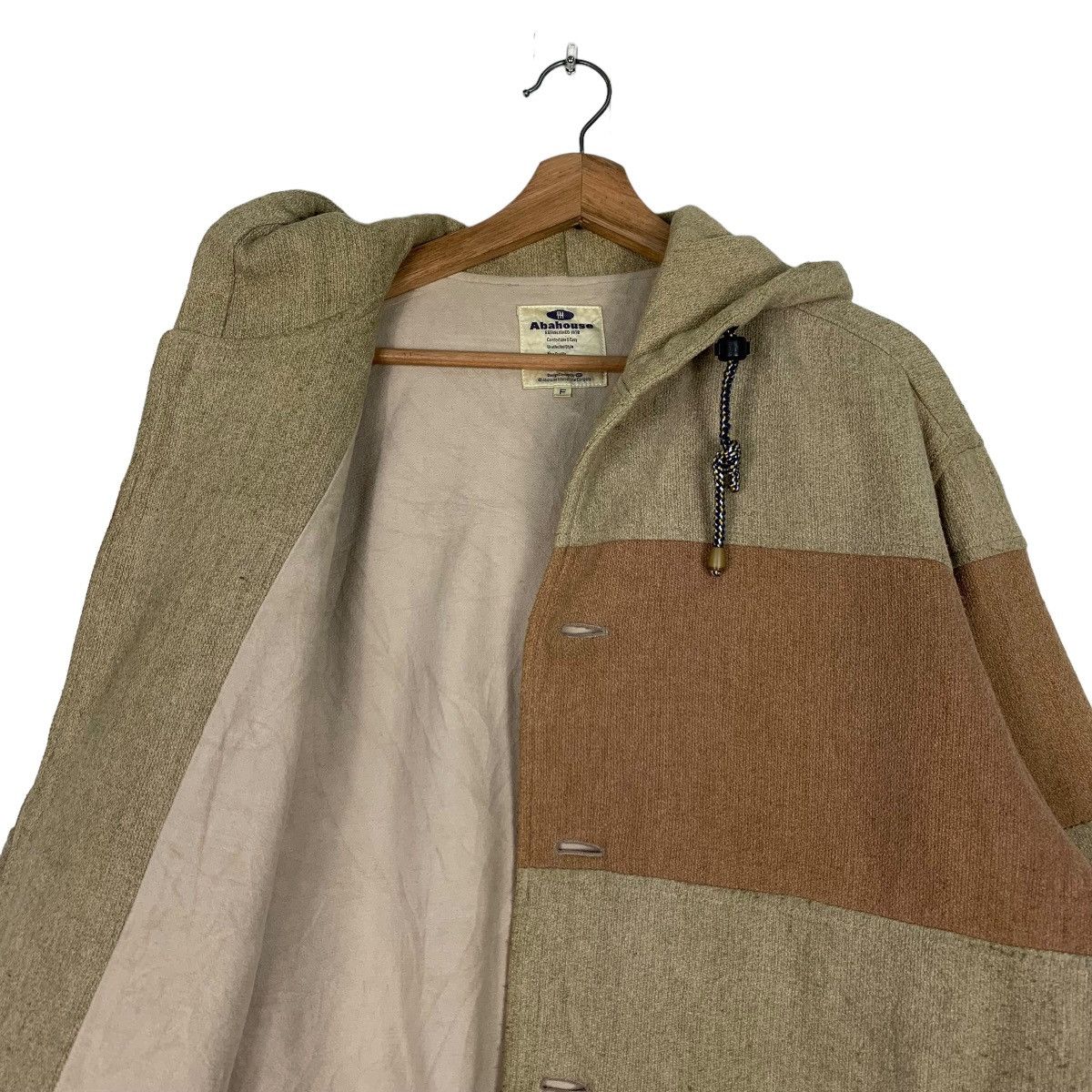 ABAHOUSE ABAHHOUSE Hooded Jacket Button Closure #0329-C15 Size US XL / EU 56 / 4 - 10 Thumbnail
