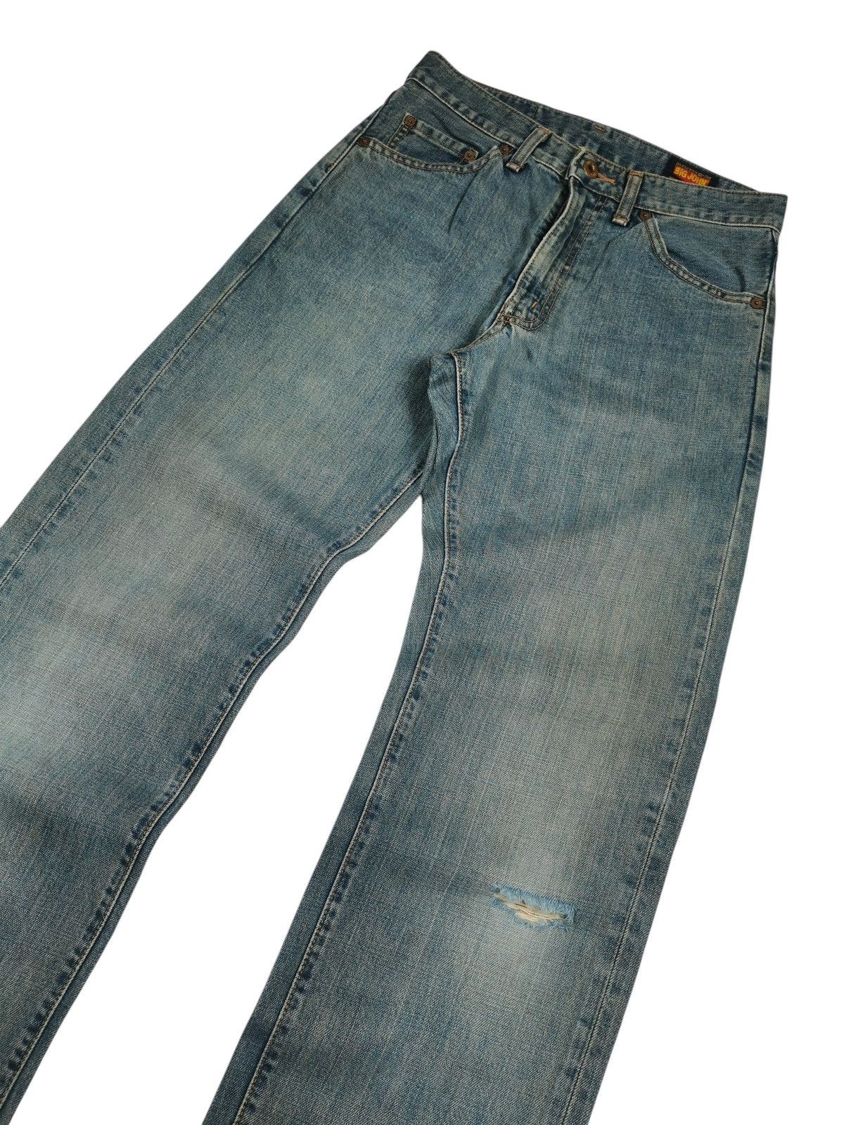 Vintage Big John Mudwash Distressed Jeans Size US 28 / EU 44 - 6 Thumbnail