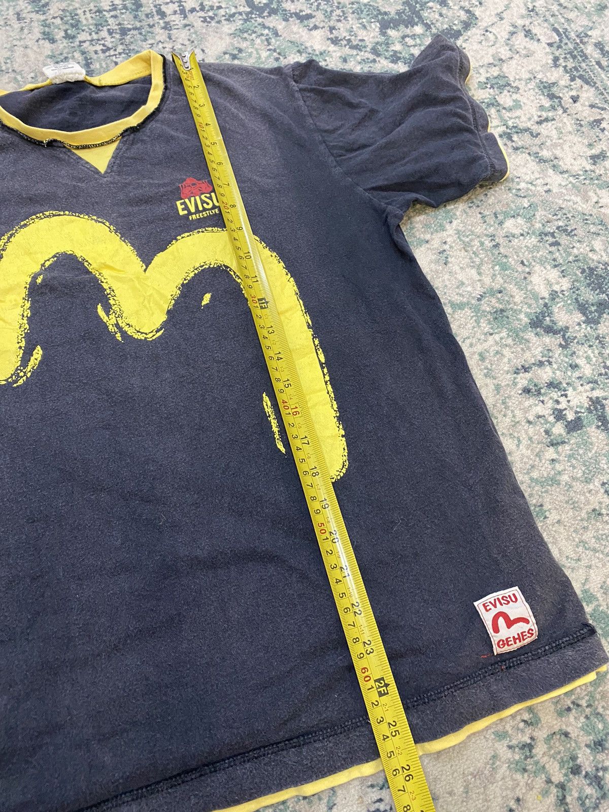 Evisu Vintage Evisu Font Logo Faded T-Shirt Size US M / EU 48-50 / 2 - 8 Thumbnail