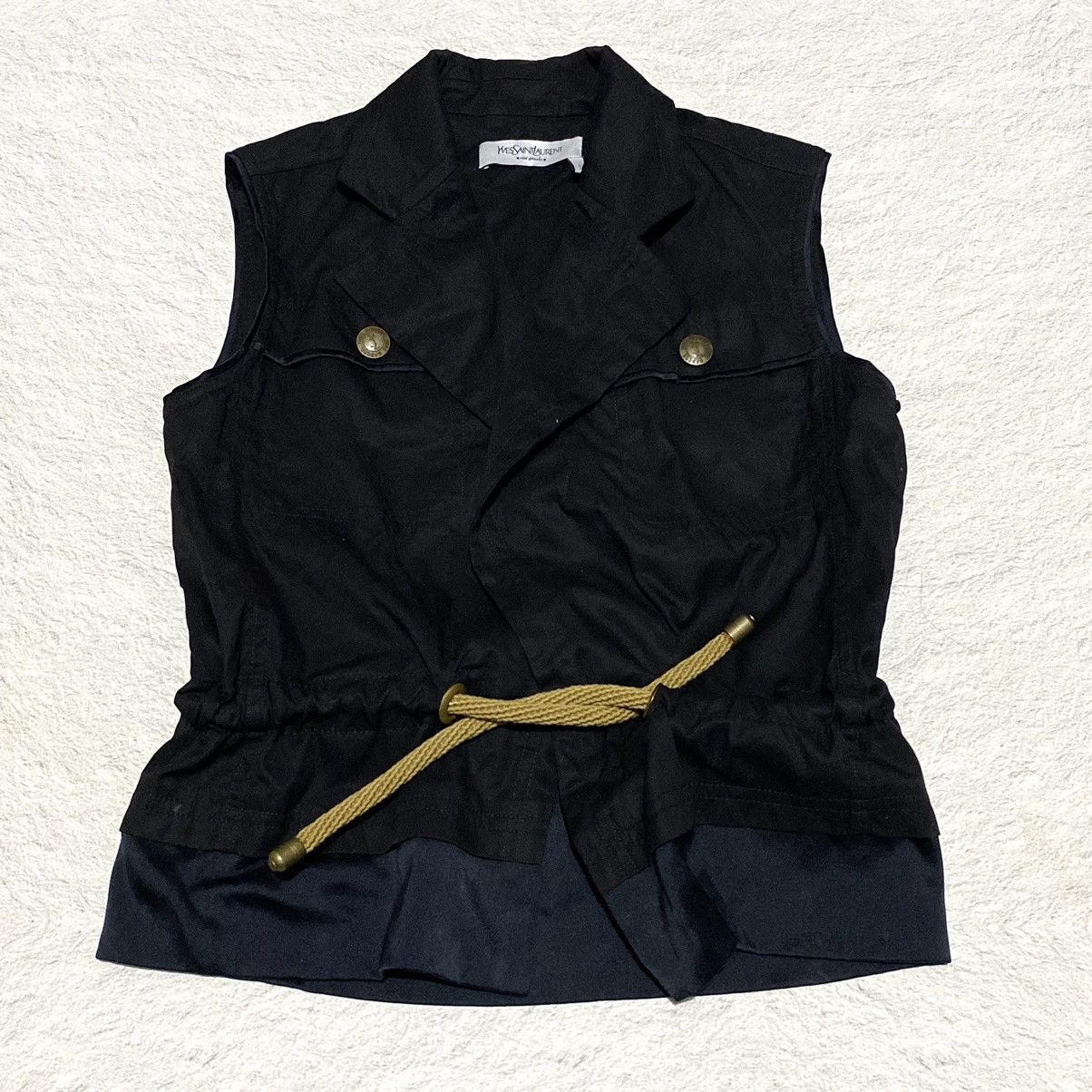 Yves Saint Laurent 🔥RARE🔥 Vintage Tom Ford For YvesSaintLaurent Vest Size US M / EU 48-50 / 2 - 1 Thumbnail