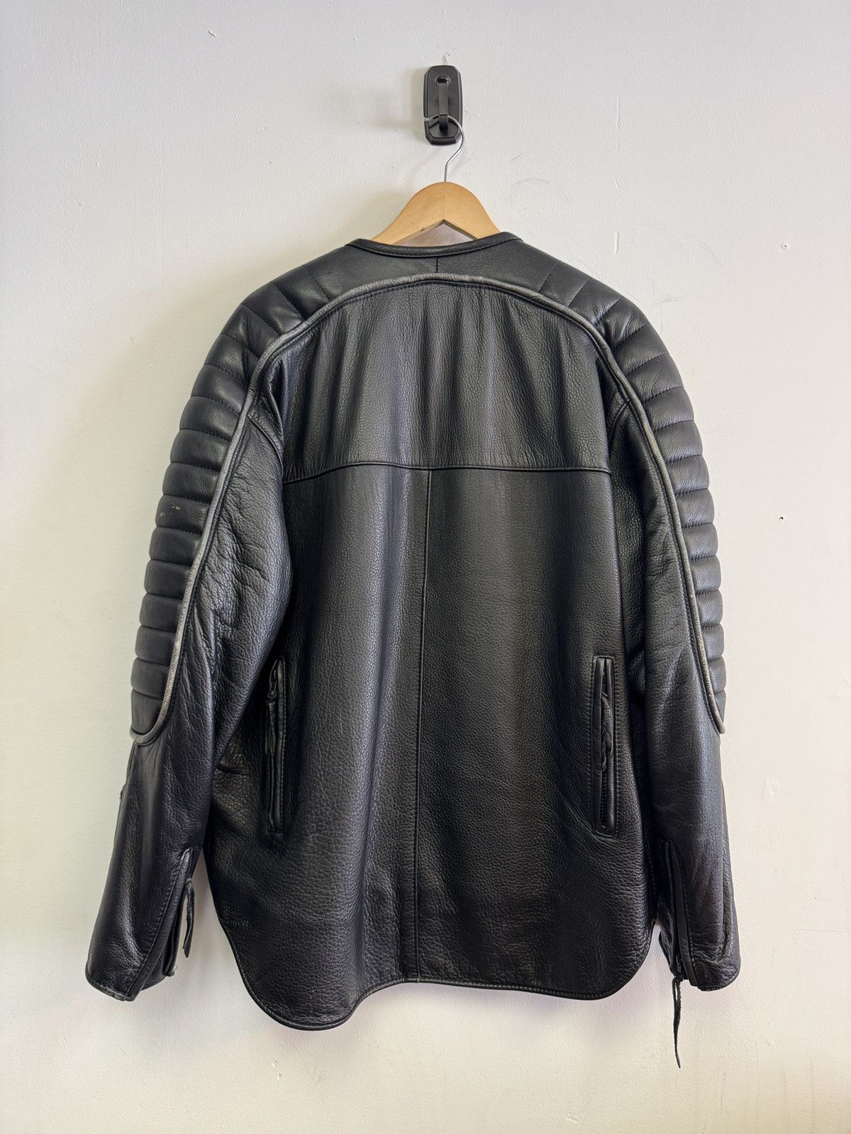 Vintage Schott leather jacket Size US XL / EU 56 / 4 - 4 Thumbnail