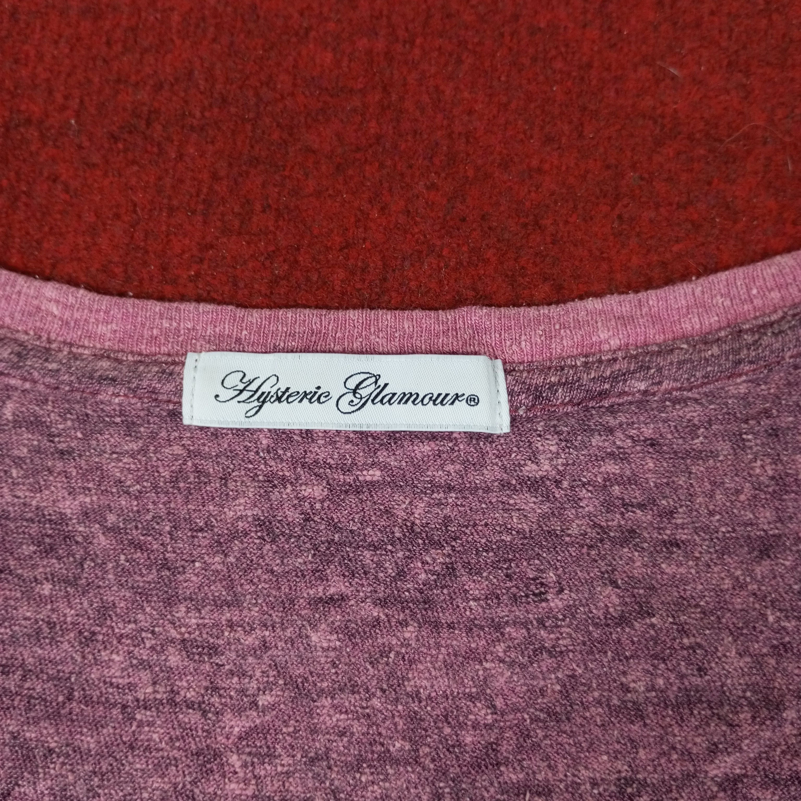 Hysteric Glamour × Japanese Brand × Vintage Hysteric Glamour Japanese Brand Streetwear Tshirt Size S / US 4 / IT 40 - 6 Thumbnail