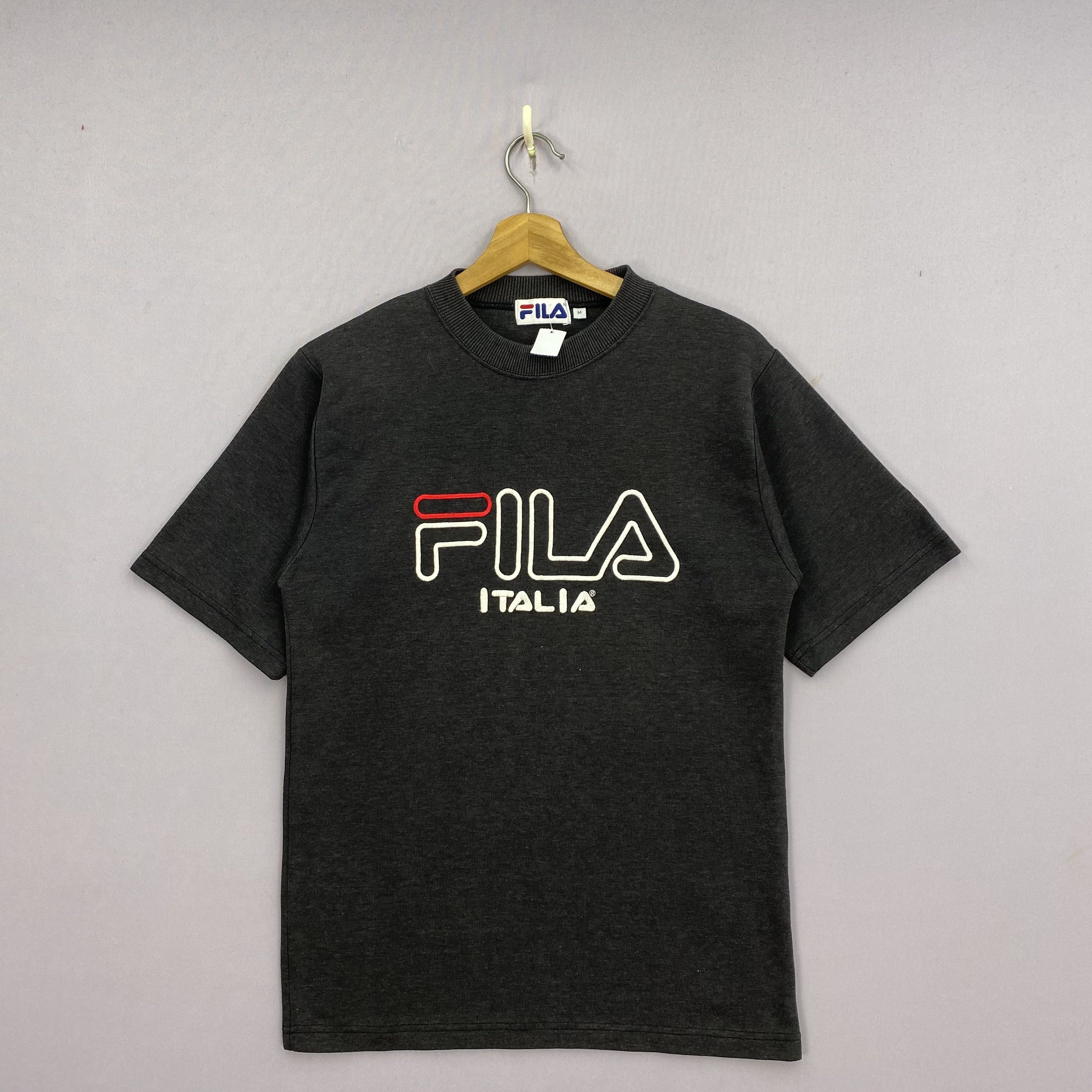 Fila Vintage 90s Fila Sweater Spellout Sweatshirt Jumper Size US M / EU 48-50 / 2 - 1 Thumbnail