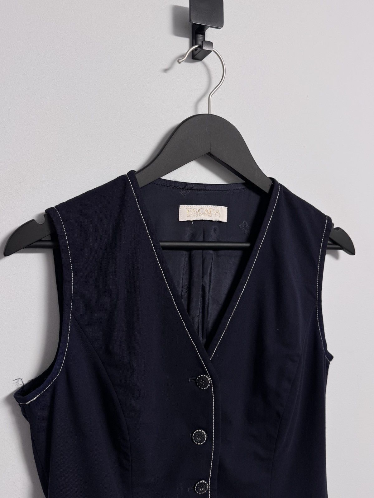 Escada Escada women's wool tailored vest Size S / US 4 / IT 40 - 2 Thumbnail