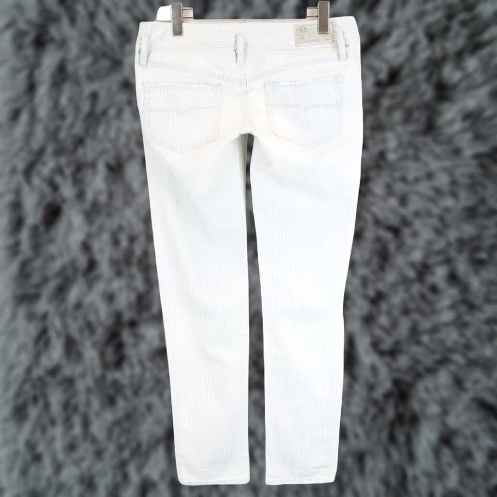 Diesel DIESEL Matic Slim-Skinny Jeans Women's W29/L32 Pinstripe Zip Fly Faded Size 29" - 1 Thumbnail
