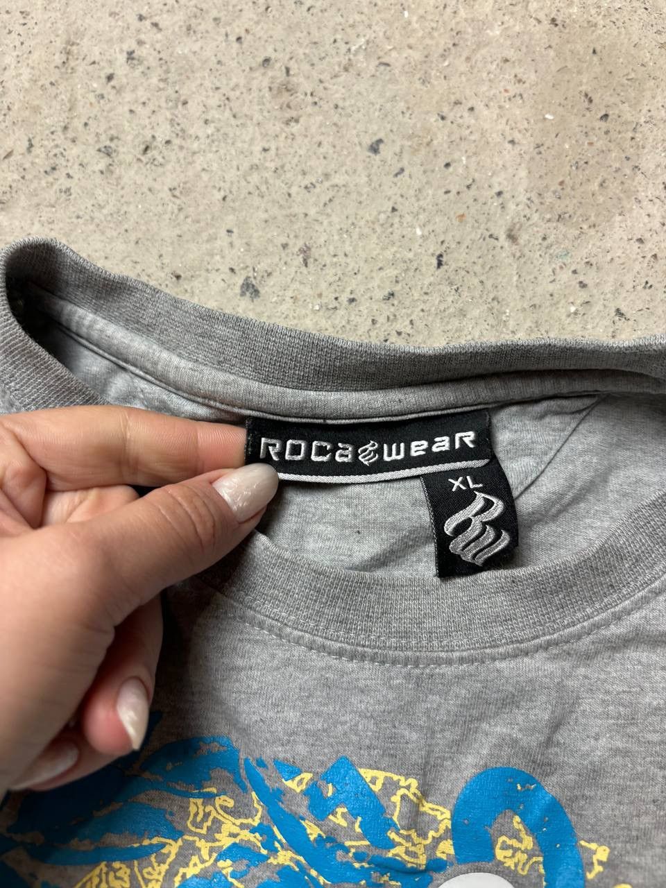 Rocawear × Vintage Vintage Y2K Rocawear hip hop Big logo print t shirt Size US XL / EU 56 / 4 - 4 Thumbnail