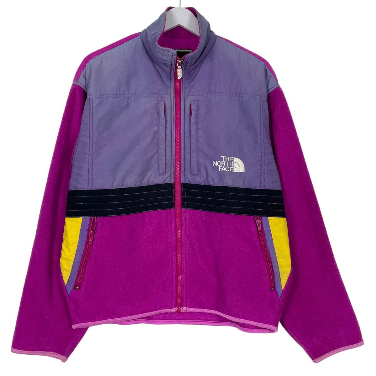 The North Face × Vintage 💥90s TNF SKI MULTICOLOUR HITECT BOMBER JACKET Size US L / EU 52-54 / 3 - 1 Thumbnail