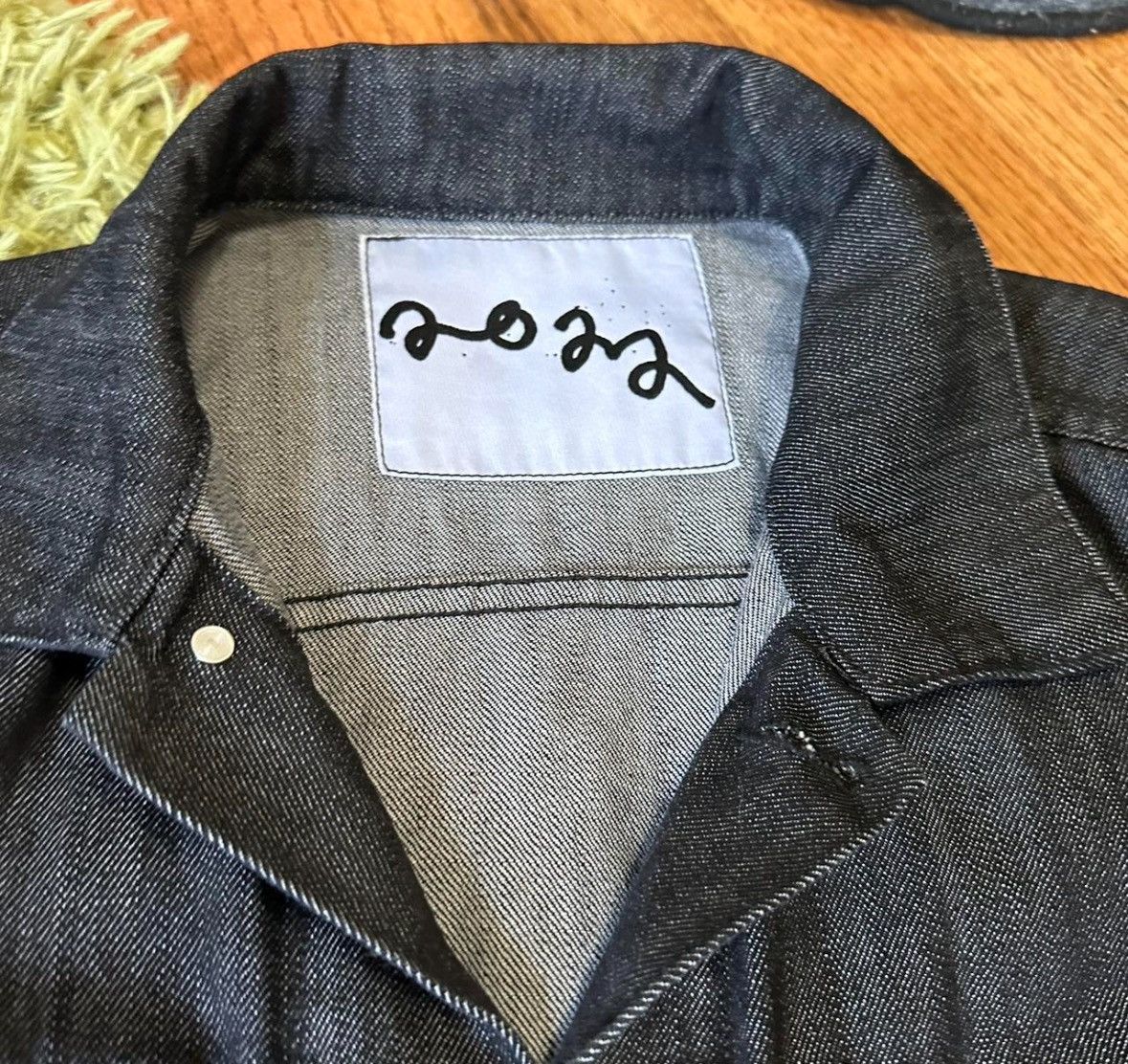 Asspizza 2022 ASSPIZZA black denim pumpkin face jacket Size US L / EU 52-54 / 3 - 5 Thumbnail