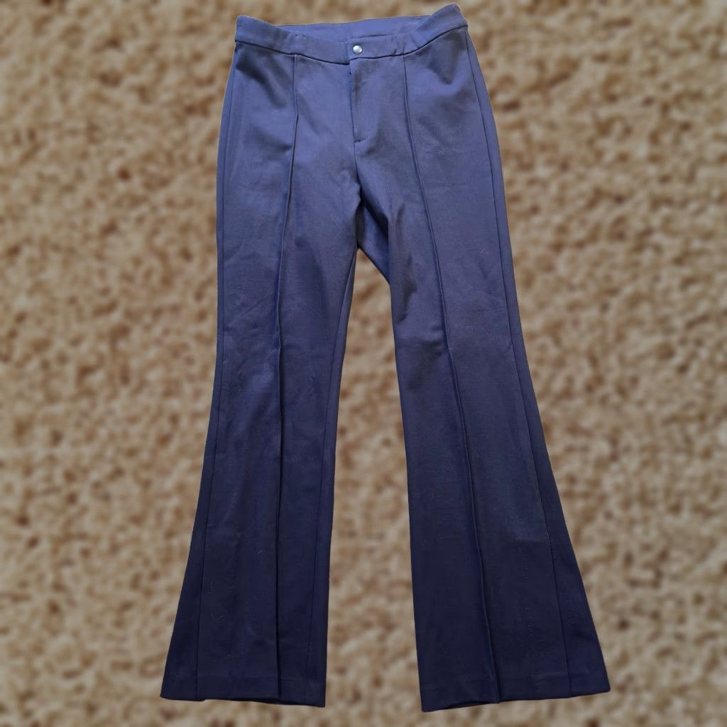 Gap Gap Pants Women's Size 14 Blue Flare Stretch Flat Front Regular Rise 33 Inseam Pants Size 36" / US 14 / IT 50 - 1 Thumbnail