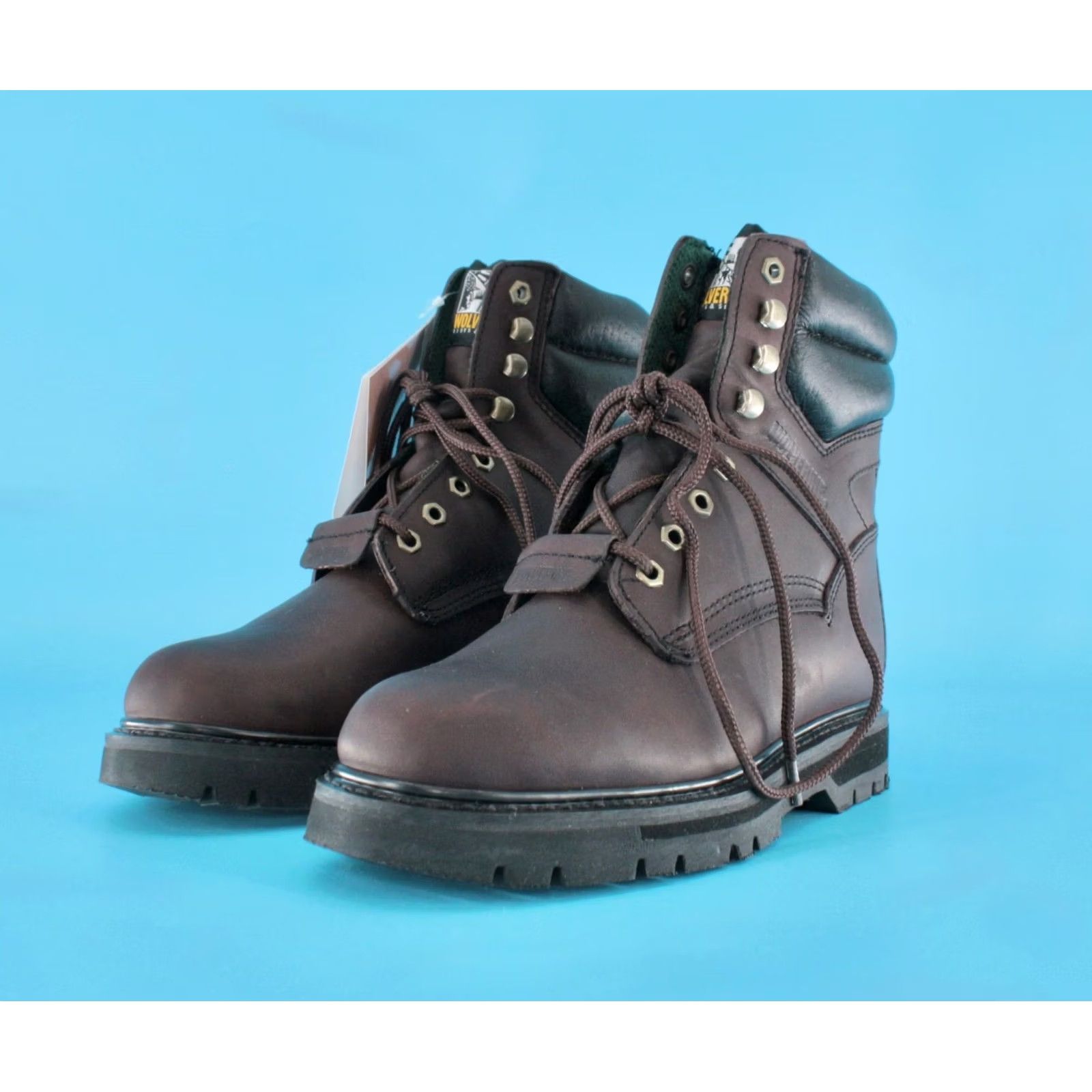 Vintage VINTAGE Mens Wolverine 70s Brown Work Boots Size 7.5 1970s Shoes Size US M / EU 48-50 / 2 - 3 Thumbnail