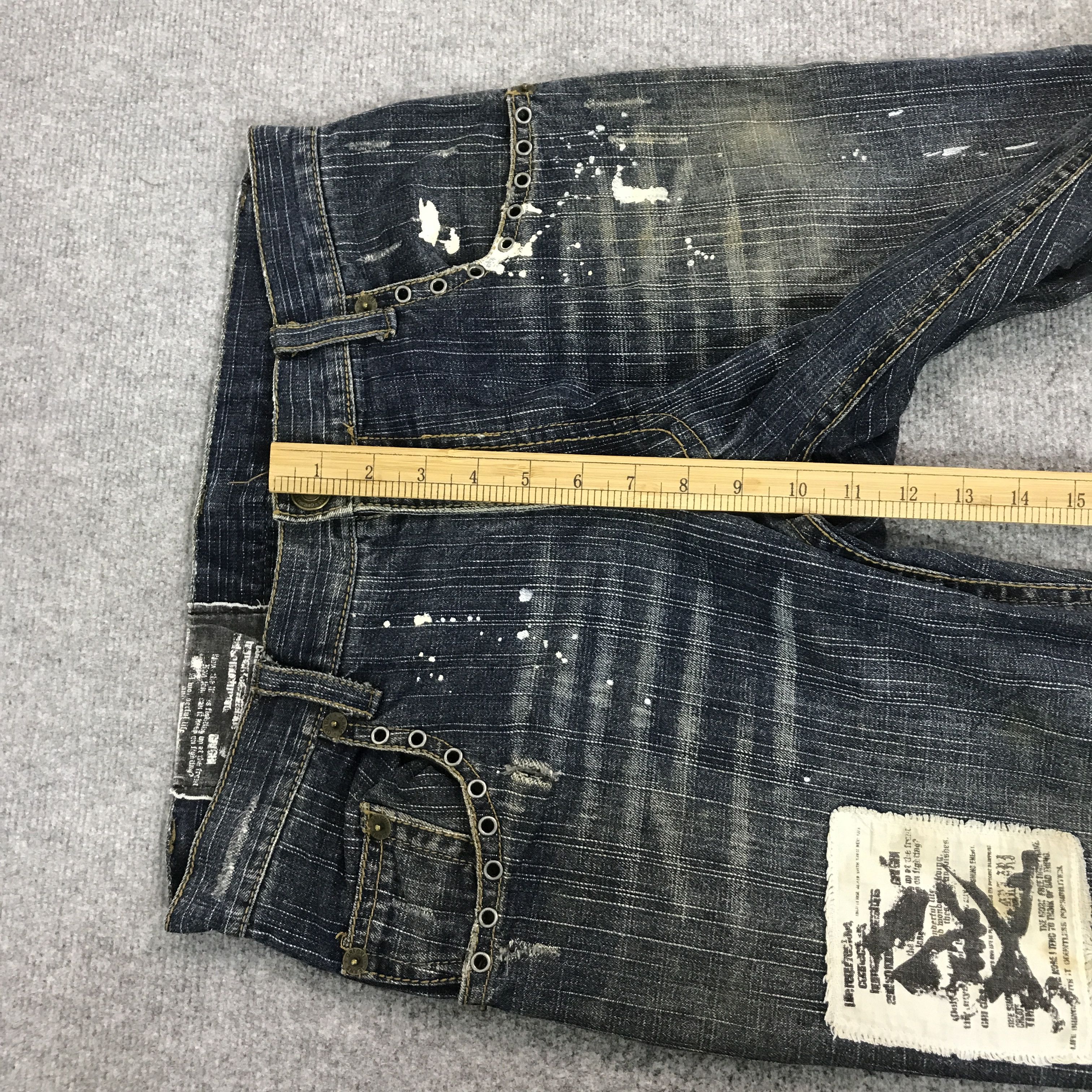 Japanese Brand PUNK GRI GRI JAPAN DENIM STYLE PANTS Size US 32 / EU 48 - 8 Thumbnail