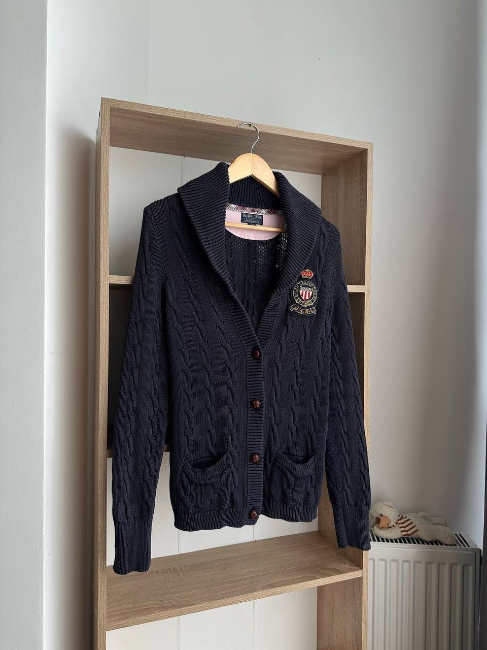 Polo Ralph Lauren × Vintage Vintage Polo Ralph Lauren Cardigan Knit Blue PRL Sweater Size US XL / EU 56 / 4 - 3 Thumbnail