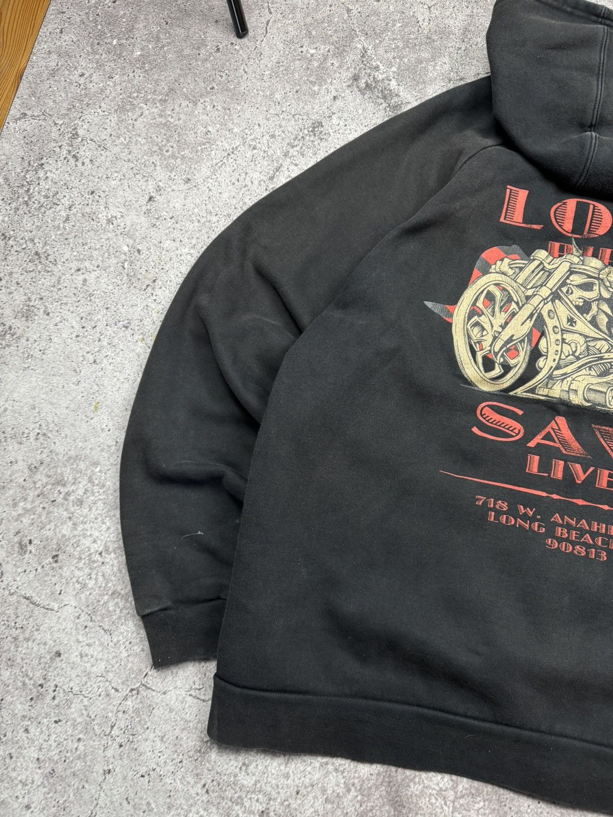 West Coast Choppers Vintage West Coast Choppers Distressed Faded Zip Hoodie Y2K Size US XL / EU 56 / 4 - 10 Thumbnail