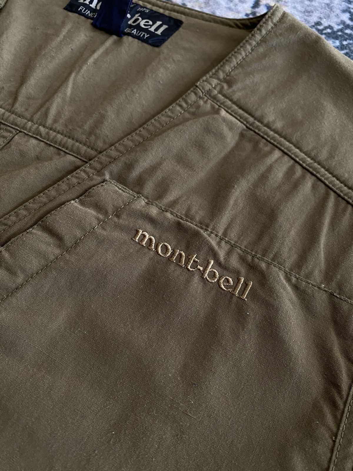 Montbell × Vintage Mont-bell Olive Nylon Vest Size US S / EU 44-46 / 1 - 2 Thumbnail