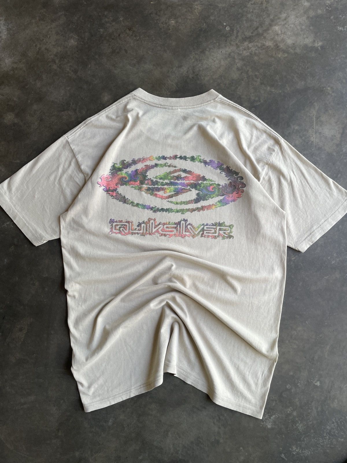 Quiksilver Vintage 90s Quiksiilver Surf Skate T Shirt L fit XL Size US L / EU 52-54 / 3 - 2 Thumbnail