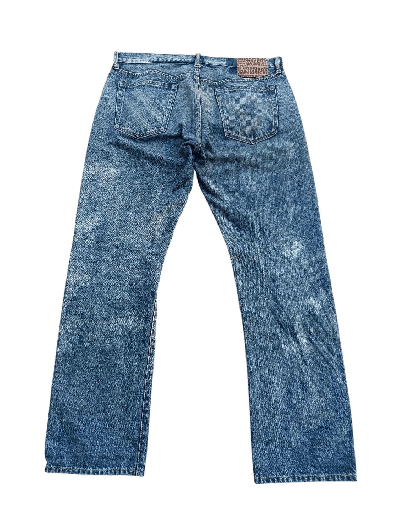 Japanese Brand × Vintage Japanase Brand RNA Inc Distressed Whiskers Faded Denim E220 Size US 34 / EU 50 - 6 Thumbnail