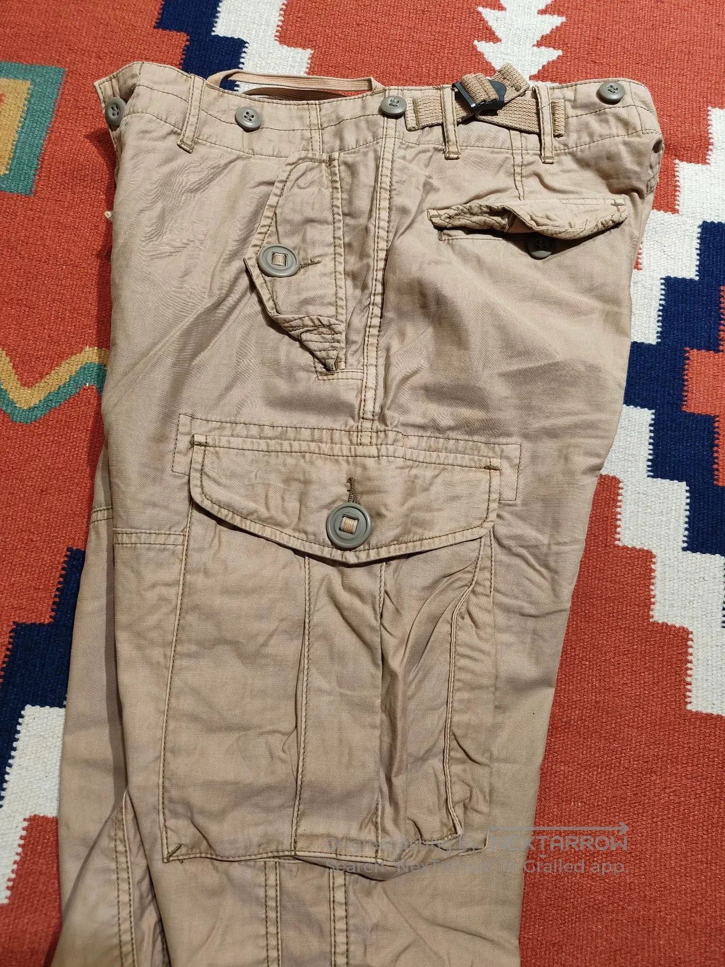 Rugby Ralph Lauren Ralph Lauren Rugby Distressed Cargo Pants. Size US 32 / EU 48 - 4 Thumbnail