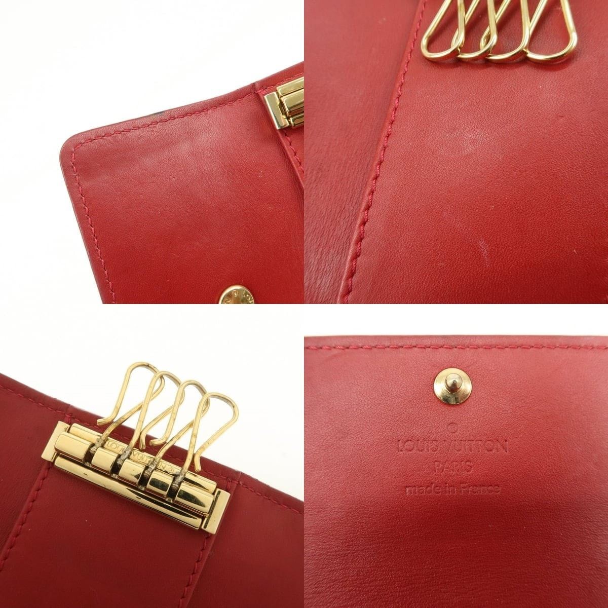 Louis Vuitton Louis Vuitton Monogram Vernis Multicles 4 Key Case Patent Size ONE SIZE - 6 Thumbnail