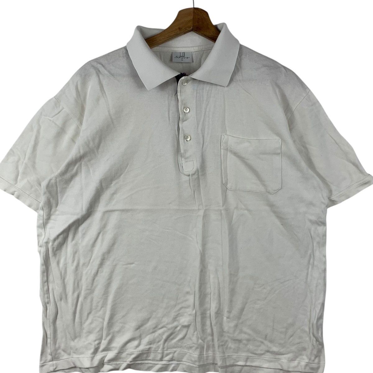 Vintage Vintage DUNHILL SPORTS COLLECTION Golf Polo Tee Shirt Top Size L / US 10 / IT 46 - 3 Thumbnail