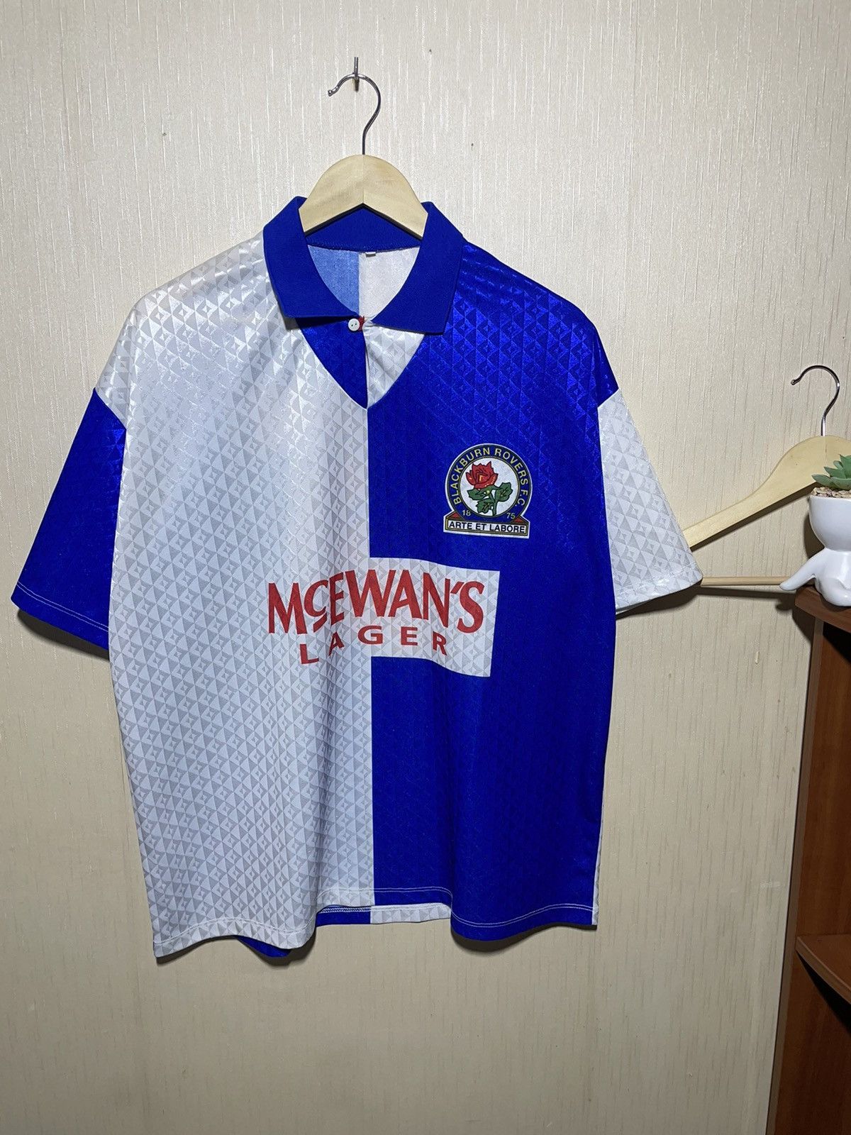 Vintage Blackburn Rovers Shearer #9 vintage blokecore jersey Size US XXL / EU 58 / 5 - 2 Thumbnail