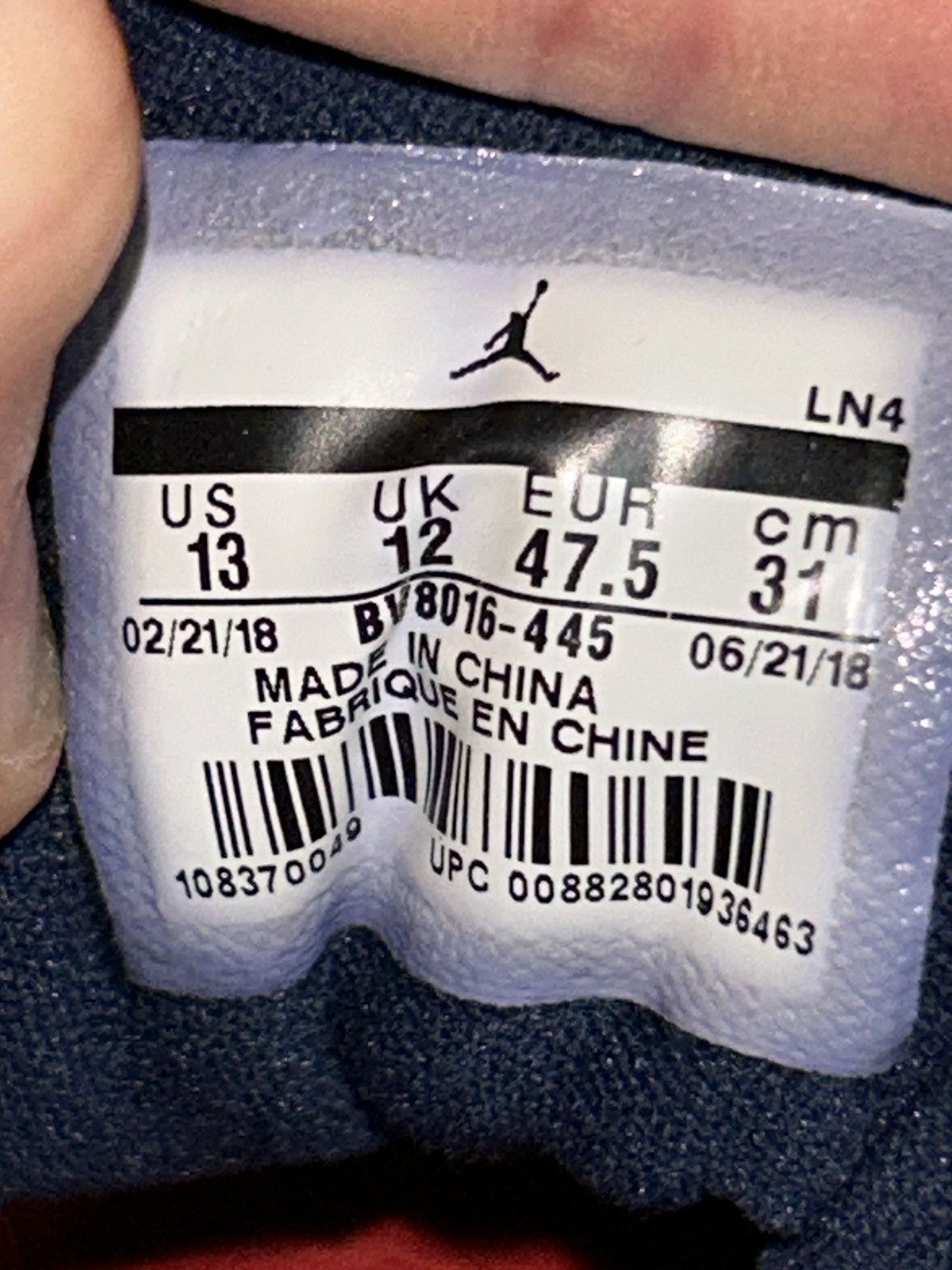 Jordan Brand Jordan 12 Retro International Flight BV8016-445 size 13 Size US 13 / EU 46 - 11 Thumbnail