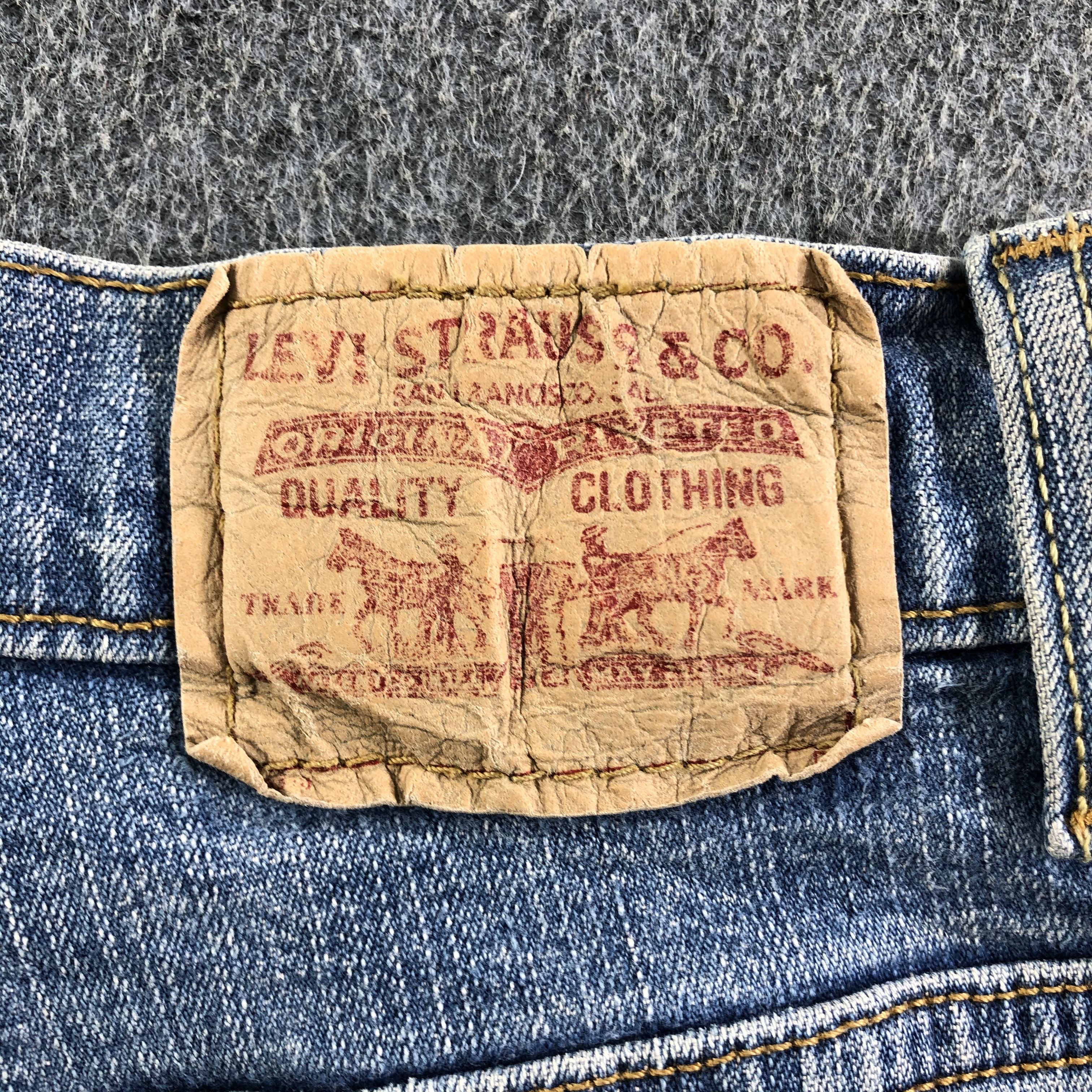 Levi's Vintage Blue Wash Levis 550 Jeans-J3417 Size 30" / US 8 / IT 44 - 5 Thumbnail