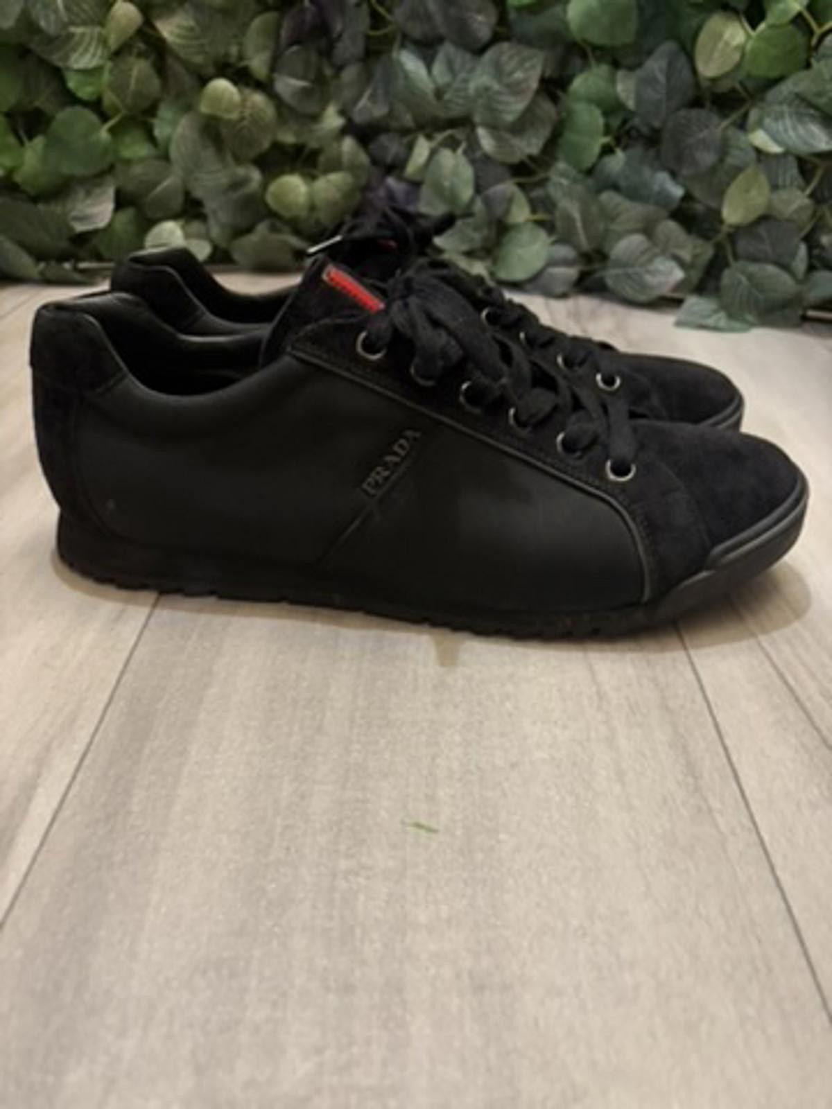 Prada Prada Black Men's Sneakers Sz 10.5 Size US 10.5 / EU 43-44 - 4 Thumbnail
