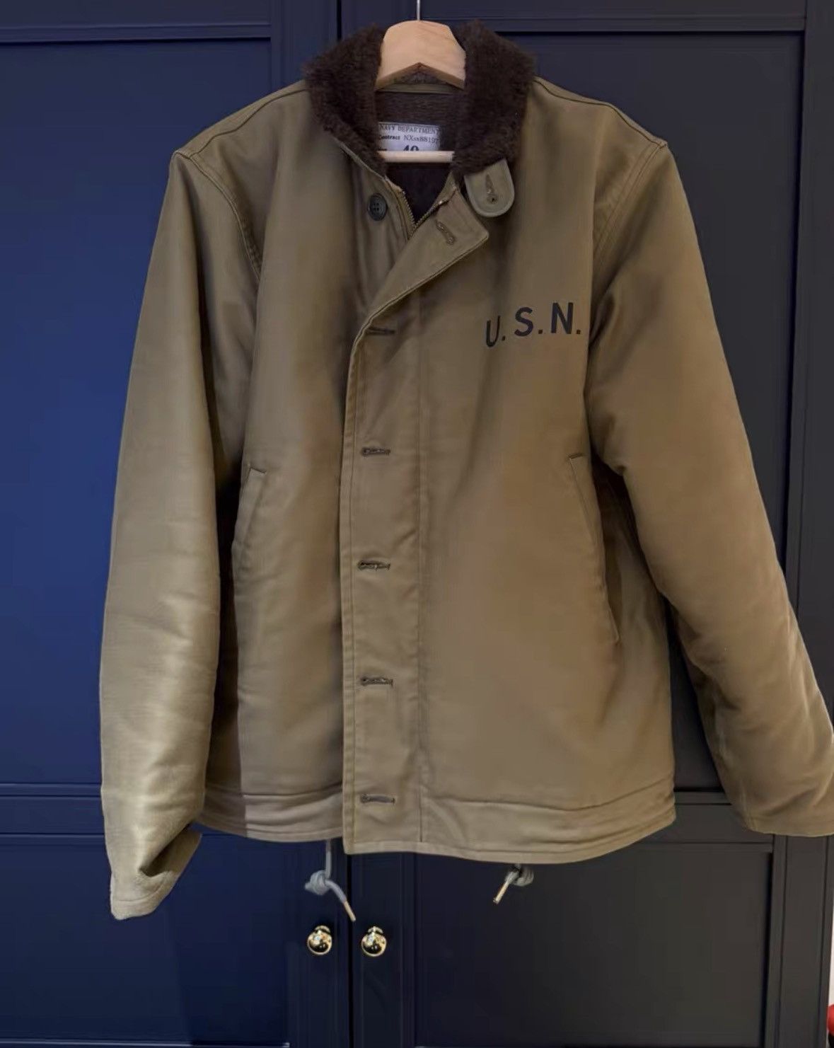 The Real McCoy's the real mccoys N-1 Deck Jacket, Alpaca Wool Size US M / EU 48-50 / 2 - 1 Thumbnail
