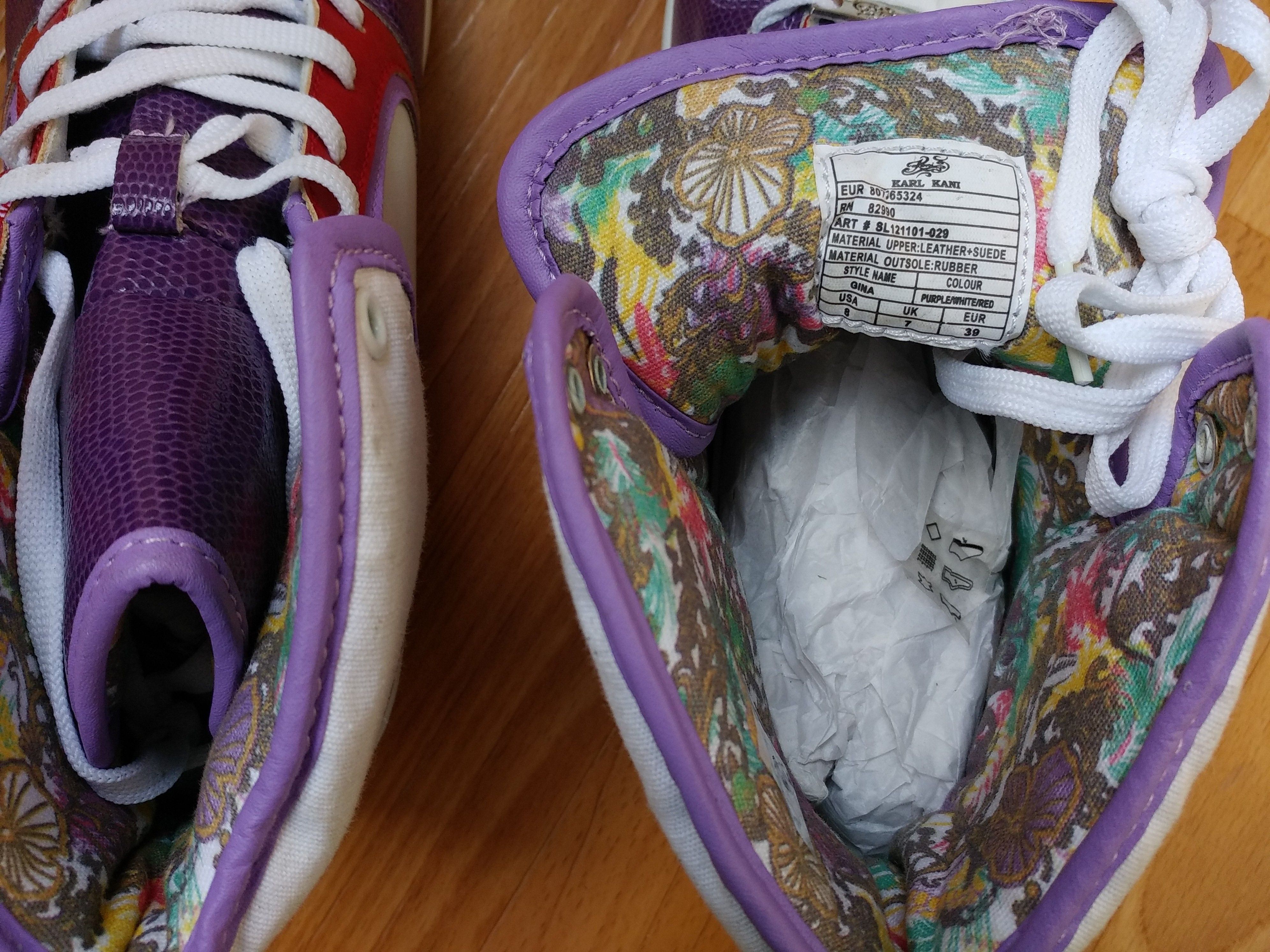 Karl Kani KARL KANI sneakers, deadstock vintage hip hop shoes, 90s Size US 8 / IT 38 - 9 Thumbnail