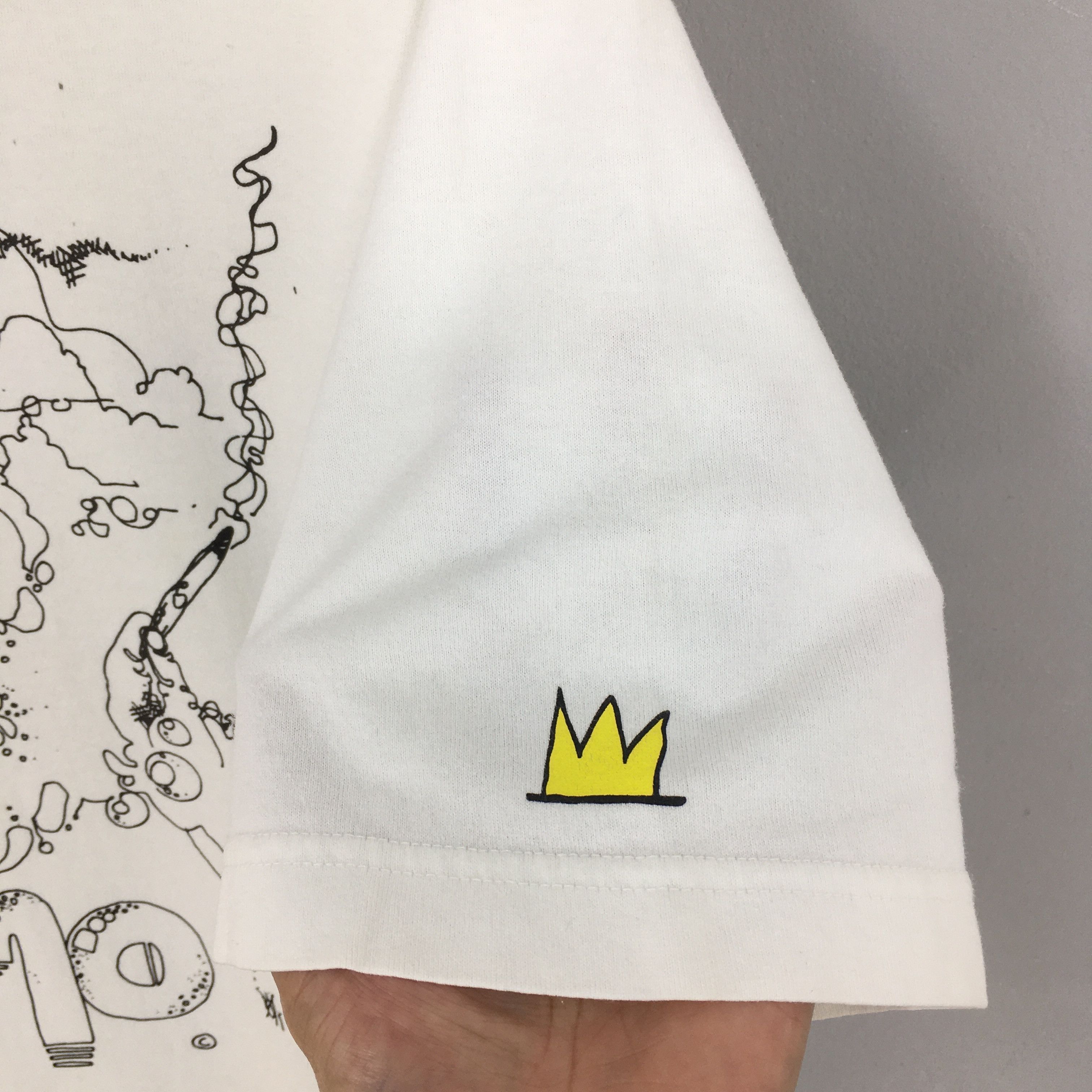 Jean-Michel Basquiat × Vintage Jean Michel Basquiat Samo Same-Oh Artwork Tshirt Size L Size US L / EU 52-54 / 3 - 3 Thumbnail
