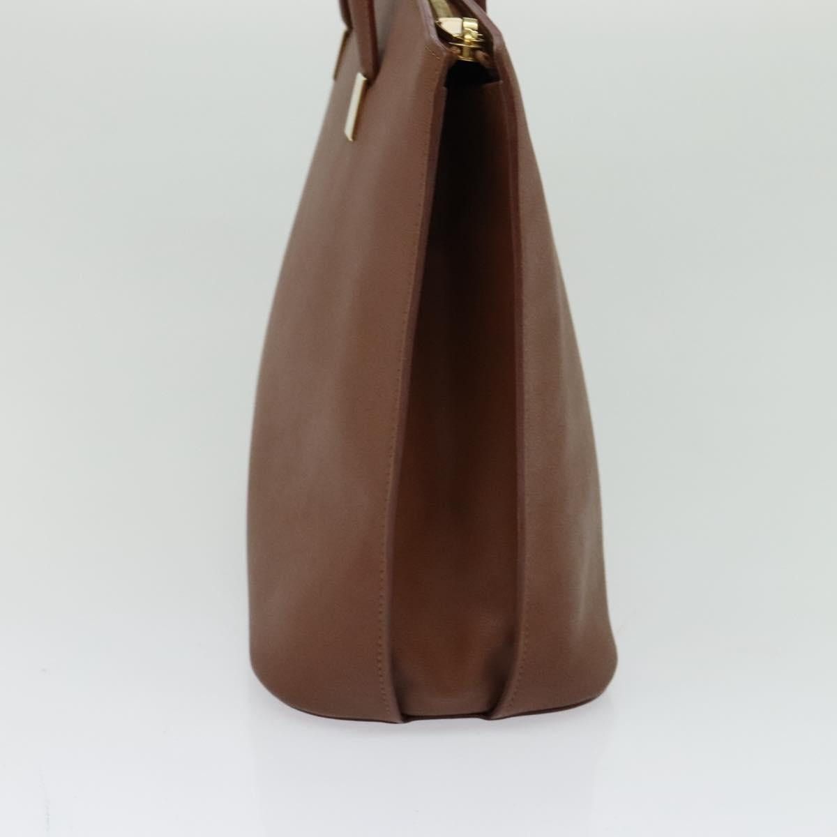 Celine CELINE Hand Bag Leather Brown Gold Size ONE SIZE - 4 Thumbnail