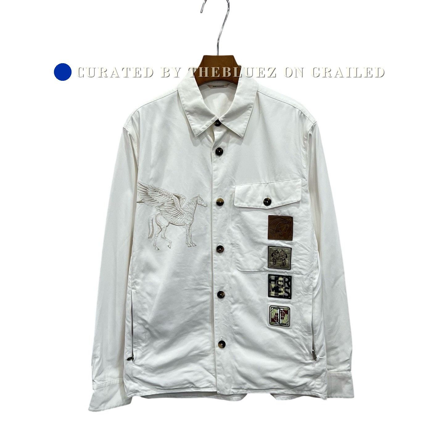 Hermes Hermes Pegasus Embroidery Logo Jacket Size US S / EU 44-46 / 1 - 1 Thumbnail