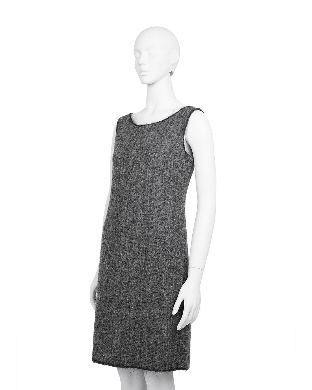 Prada Prada F/W1998 Mohair Dress in Grey Size M / US 6-8 / IT 42-44 - 5 Thumbnail