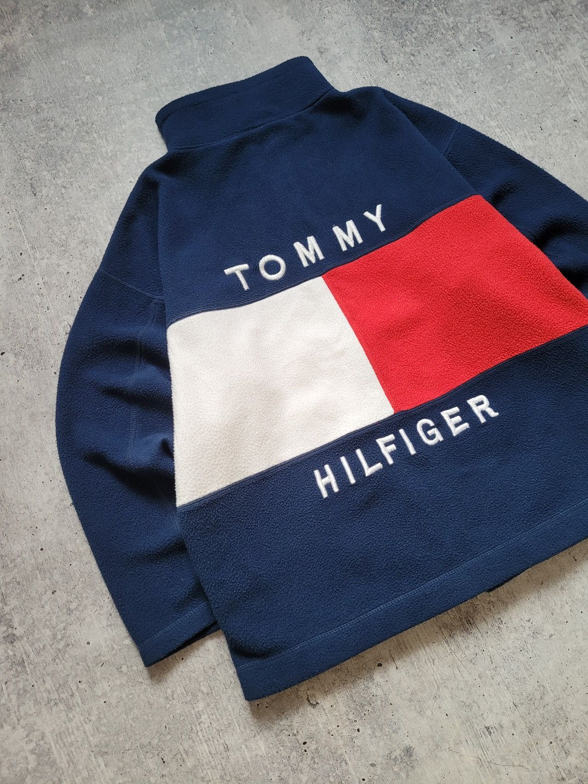 Tommy Hilfiger × Vintage Tommy Hilfiger Sherpa Fleece Vintage 90s Size US L / EU 52-54 / 3 - 5 Thumbnail