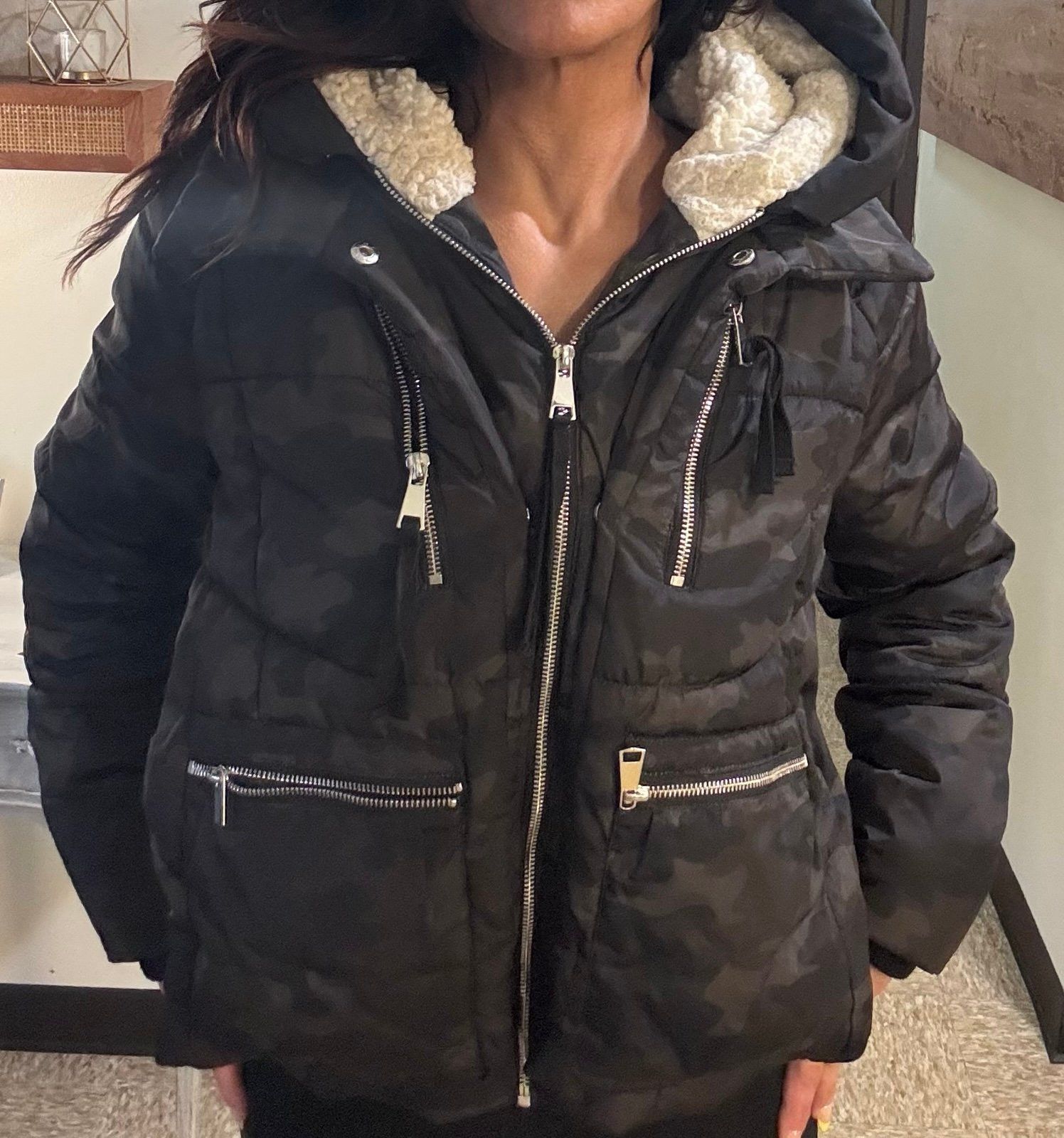 Other AVEC LES FILLES Bagatelle Camo Puffer Jacket Sz xSmall Size XS / US 0-2 / IT 36-38 - 2 Thumbnail