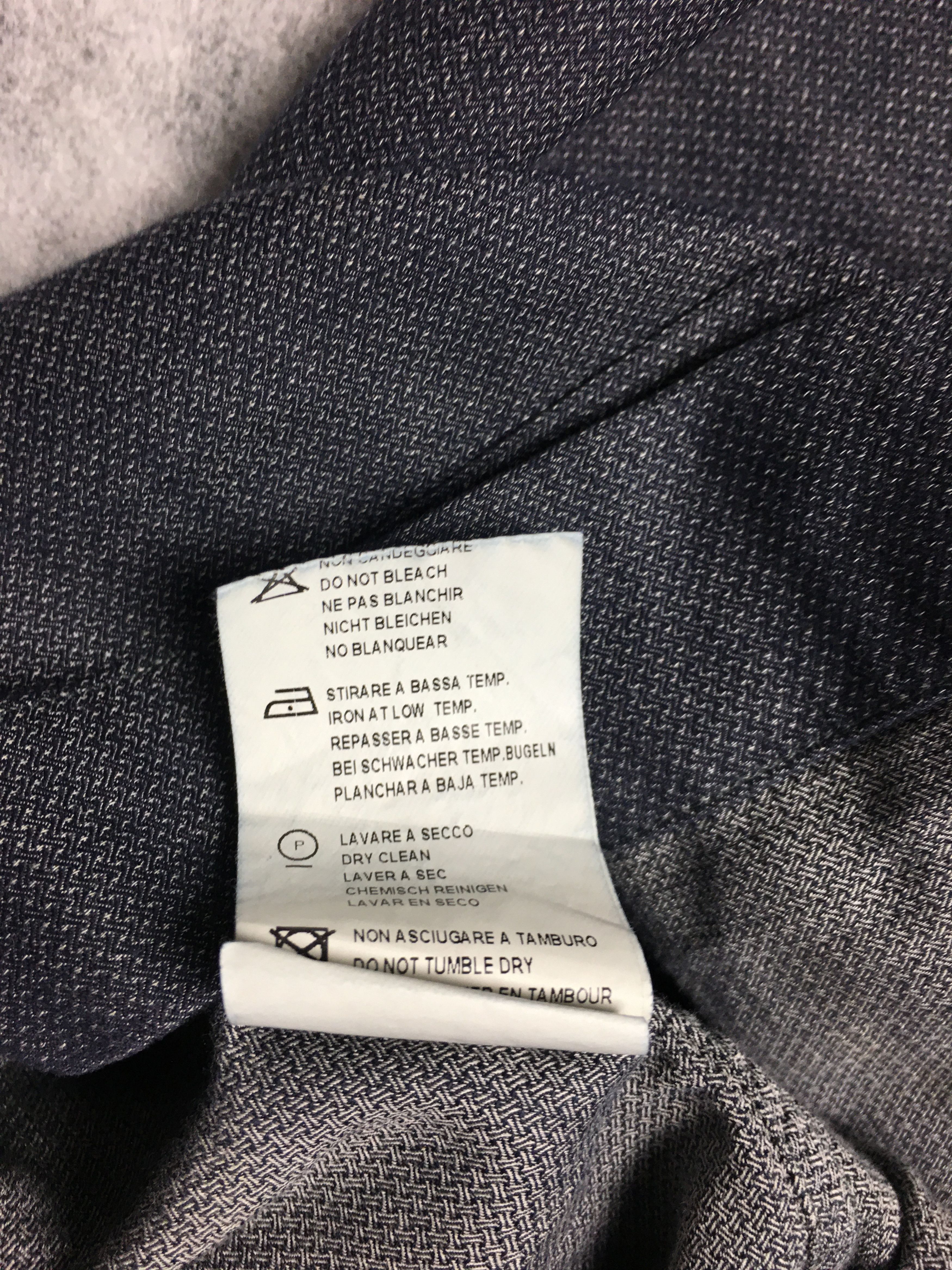Boglioli Boglioli Denim Grey Cotton Mens Shirt 40 -15 3/4 Size 40R - 10 Thumbnail