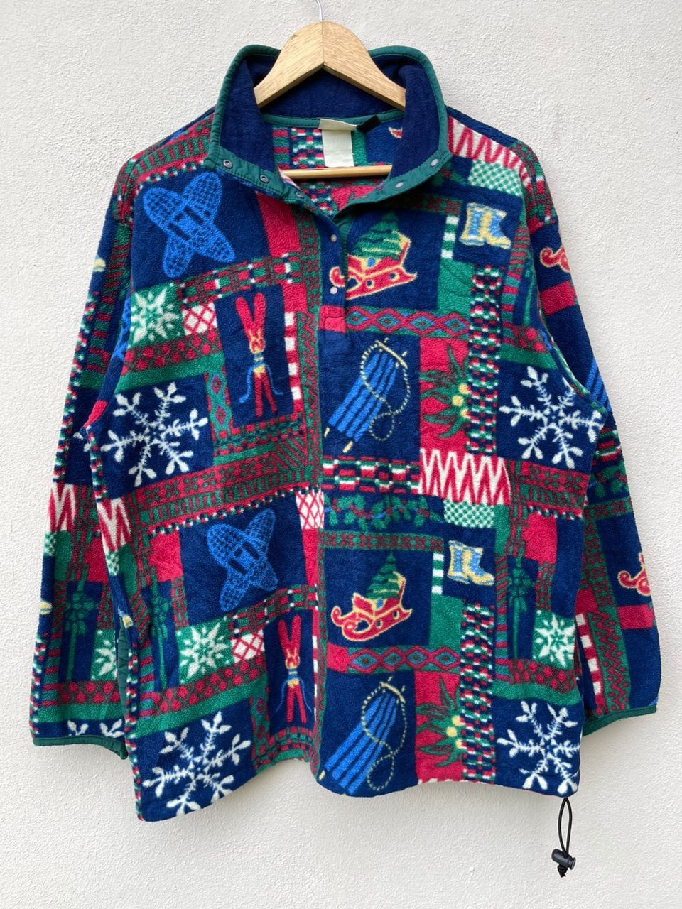 L.L. Bean L.L. Bean Fleece Blouson All Over Print Size US L / EU 52-54 / 3 - 4 Thumbnail