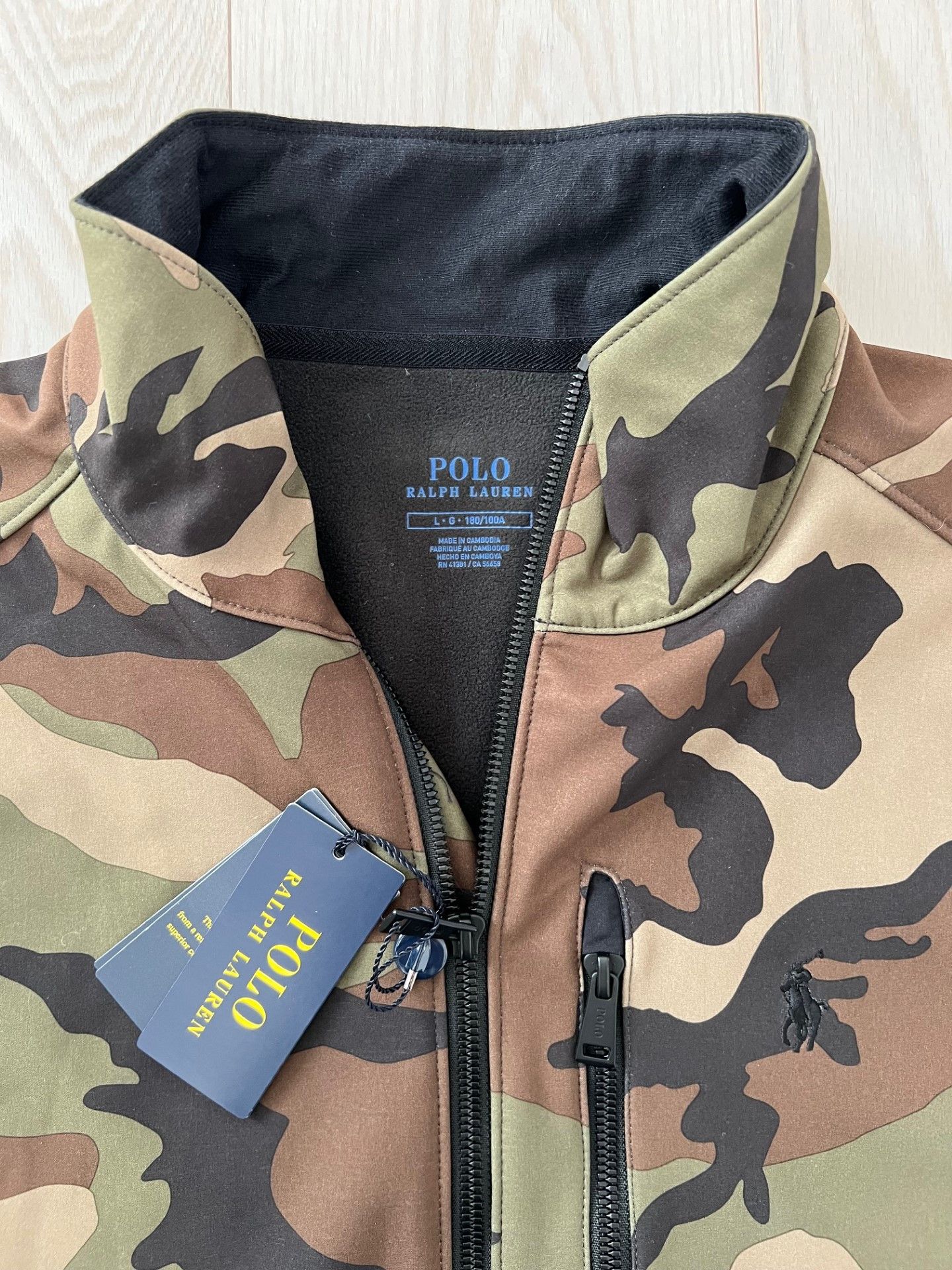 Polo Ralph Lauren Polo Ralph Lauren Stretch Camo Water Repellent Vest L Grailed