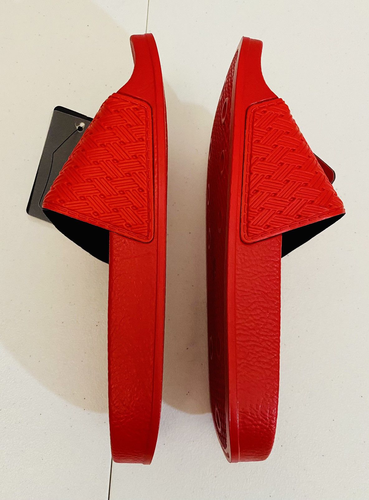 Adidas × Raf Simons Raf Simons 🇮🇹 x Pendant Adilette Core Red Leather 7 W 5 M New Size US 7 / IT 37 - 8 Thumbnail