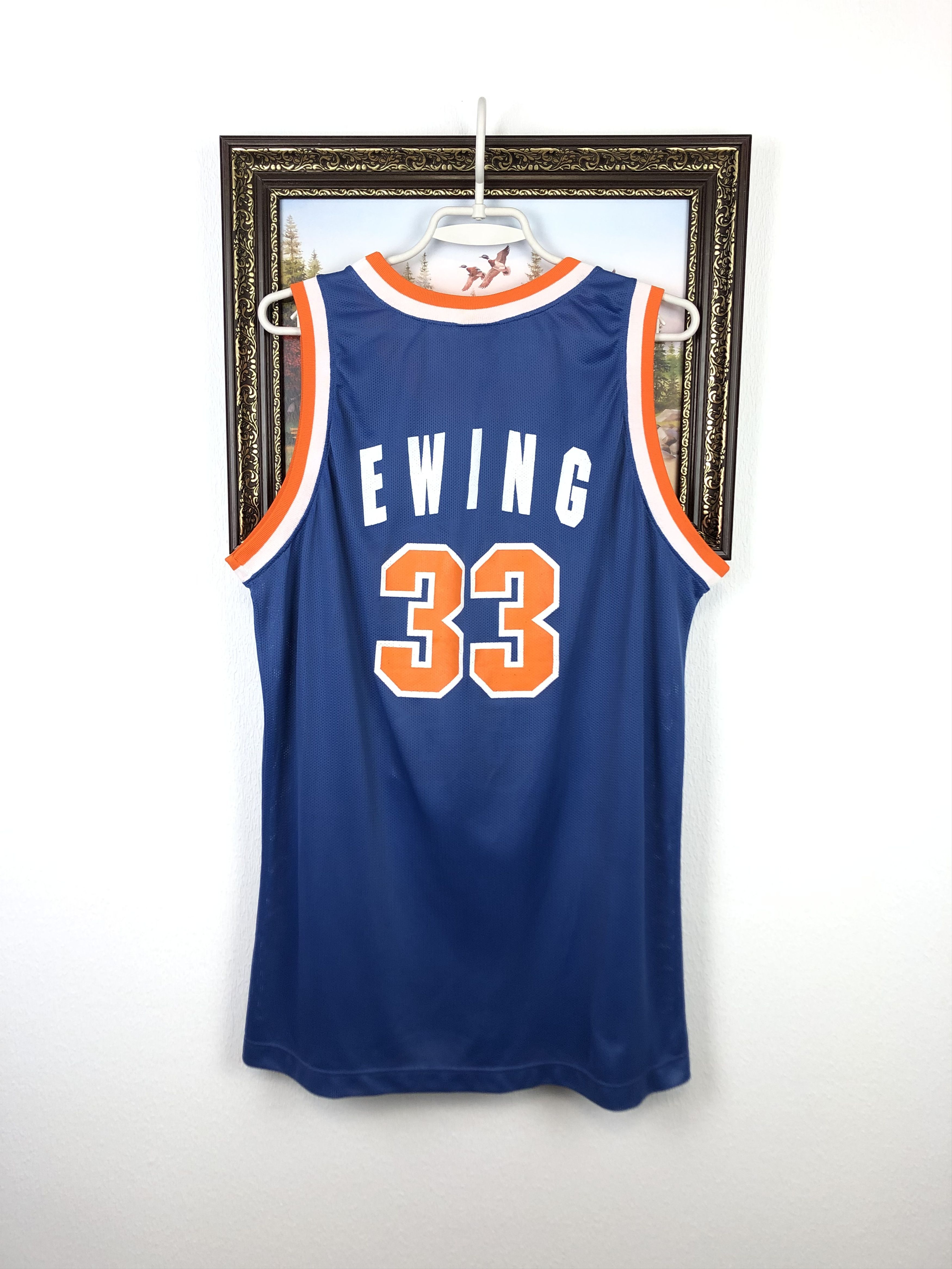 Vintage 90's Champion New York Knicks Patrick Ewing Jersey