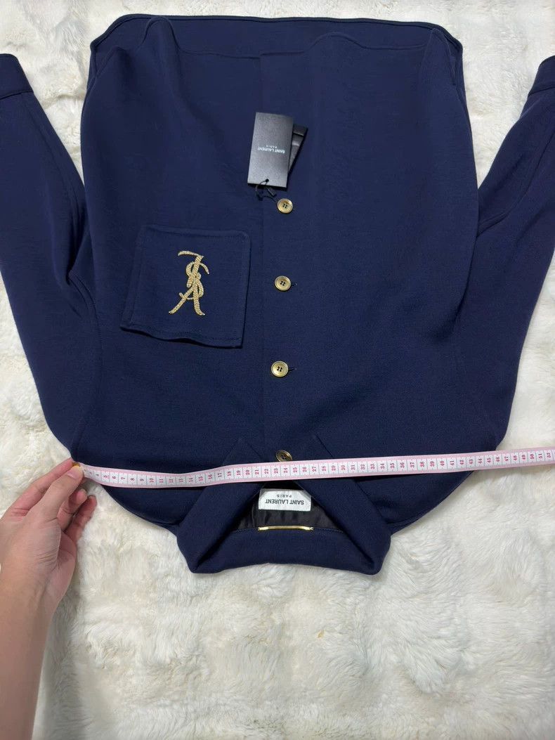 Saint Laurent Paris Saint Laurent Paris Saint Laurent YSL Logo Shirt Jacket Ne Size US M / EU 48-50 / 2 - 8 Thumbnail