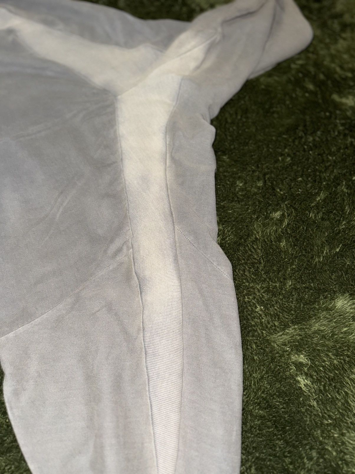 Japanese Brand [XL] Cost per Kilo Lightweight Bleached Zip-Up Hoodie – Grey Size US XL / EU 56 / 4 - 12 Thumbnail